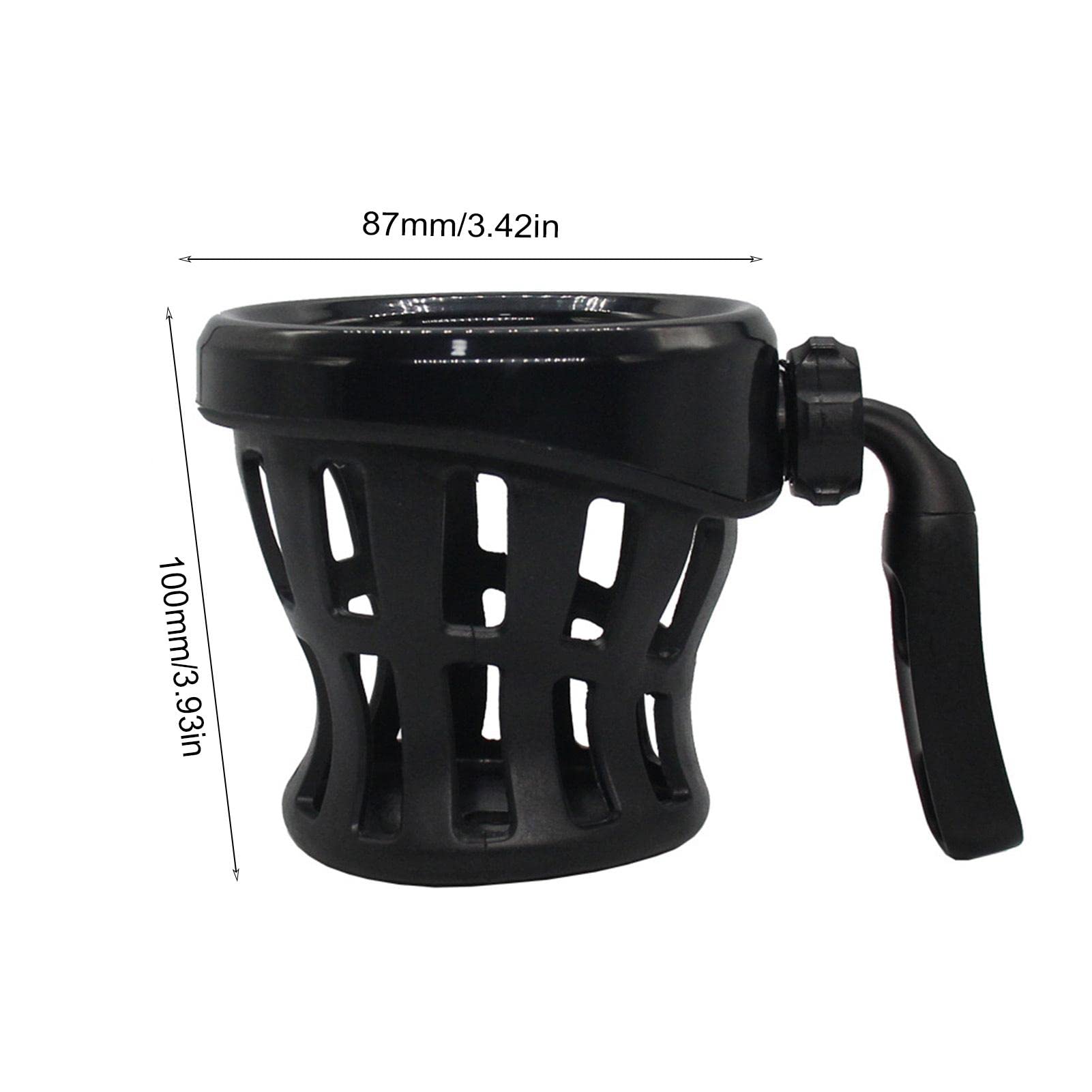 **XGZ Motorcycle Cup Holder - Secure Handlebar Bottle Holder for Bikes & Motorcycles, Lightweight Black Water Bottle Mount | Perfect for Commuting, Road Trips & Outdoor Adventures**