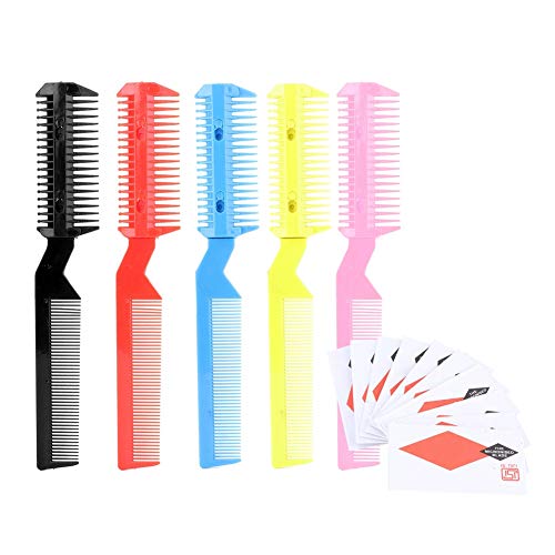 5Pcs Professional Hair Thinning Comb Set - Salon Grade Hair Cutting & Styling Tools for Thinning, Shaping & Trimming Hair - Perfect for Home & Salon Use
