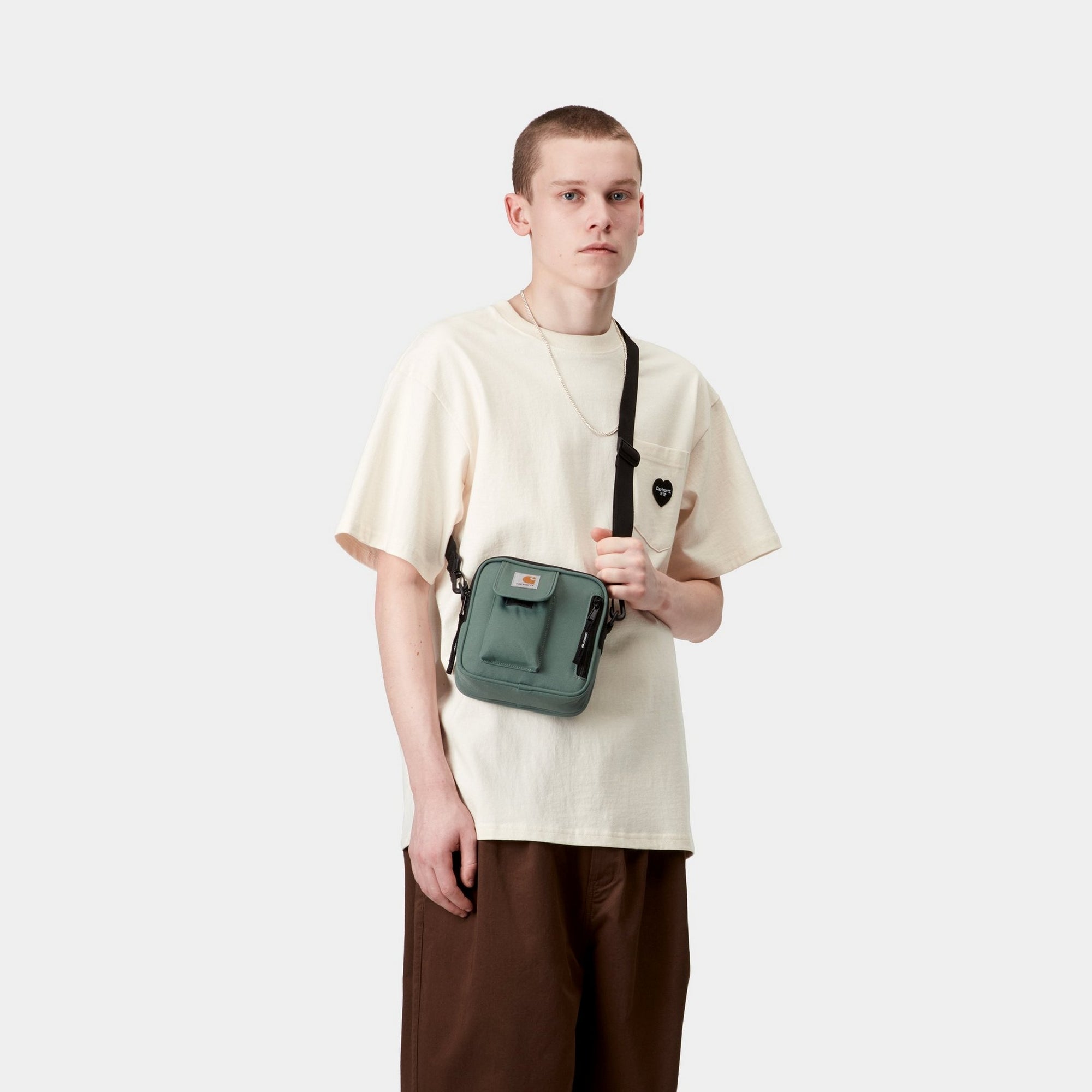 Premium Essentials Bag in Silver Pine - Stylish & Durable Crossbody Purse for Women, Perfect for Work, Travel & Everyday Use