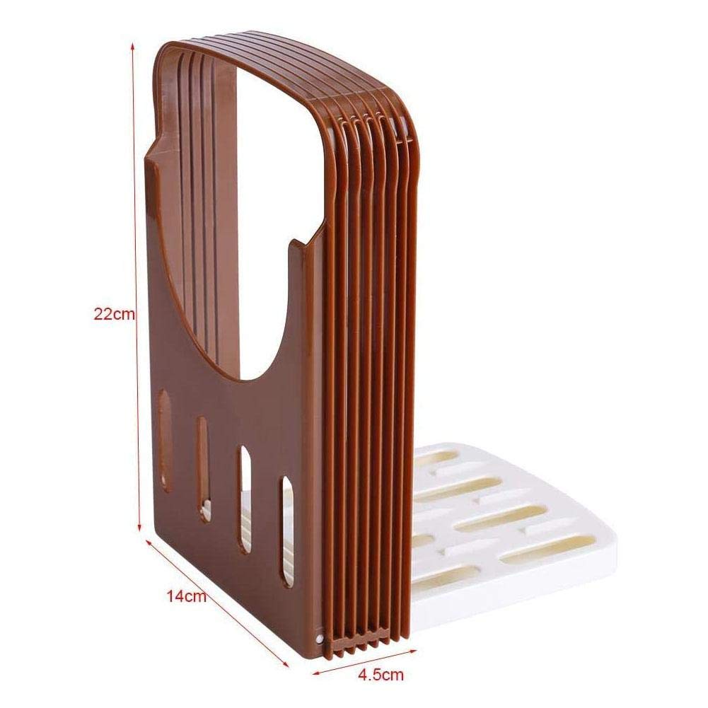 Foldable Bread Cutter for Toast & Sandwiches - Adjustable 4 Thickness Slicing Tool - Perfect for Kitchen, Breakfast & Meal Prep