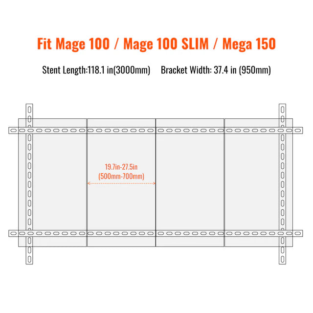 Rich Solar Solar Ground Mount - Compatible with MEGA 100, MEGA 100 SLIM & MEGA 150 Solar Panels | Durable Racking System for Off-Grid & Residential Solar Installations | Perfect for Backyard, Farm & RV Use