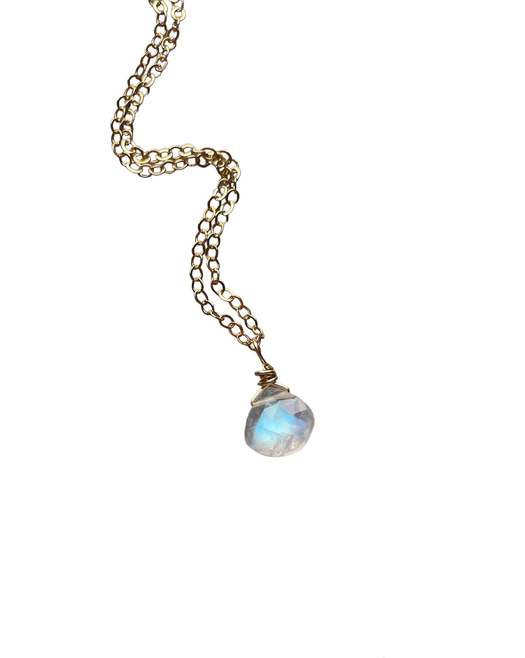 Rainbow Moonstone Pendant Necklace - Dainty Silver Jewelry for Women | Perfect for Everyday Wear, Gifts & Special Occasions
