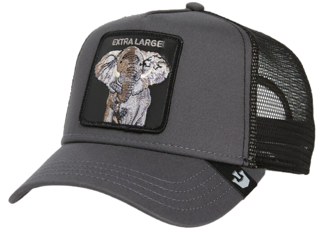 Goorin Bros Extra Large Trucker Style Baseball Cap for Men & Women - Adjustable Grey Mesh Snapback Hat for Outdoor Activities, Sports & Casual Wear
