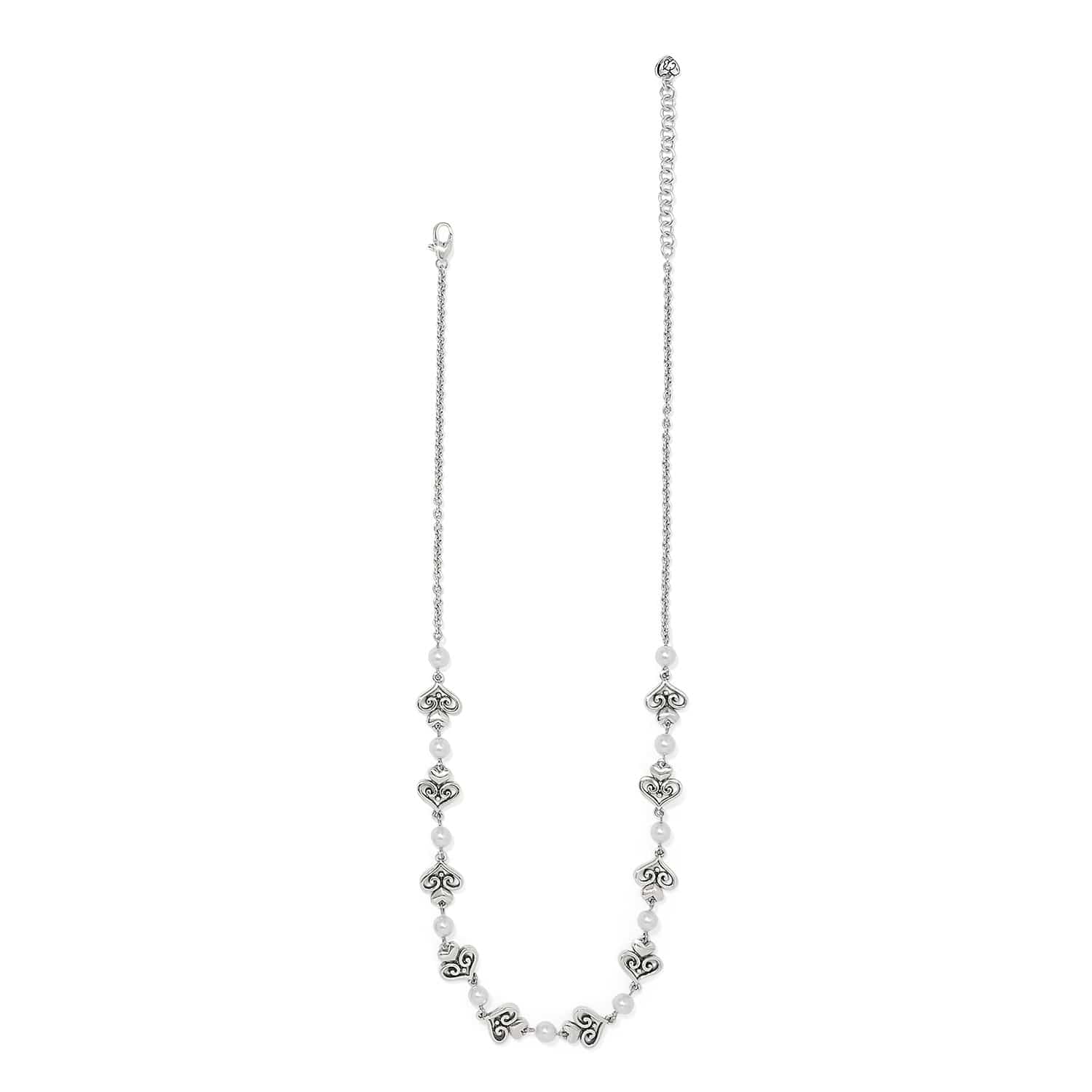 Elegant Alcazar Amor Pearl Necklace for Women - Timeless Pearl Jewelry Gift for Brides, Anniversaries & Special Occasions