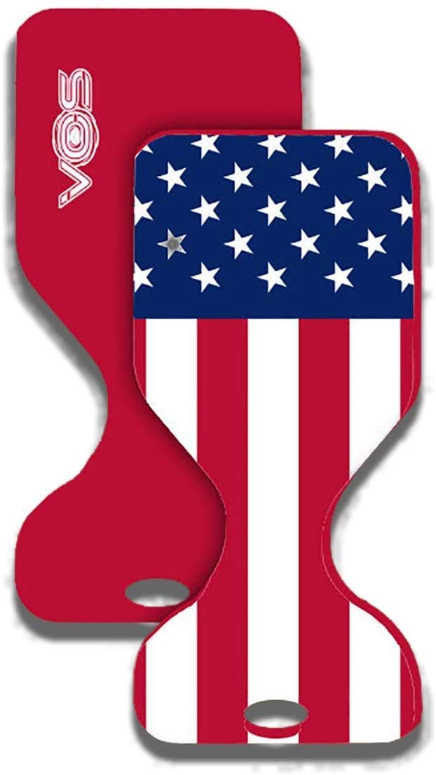 VOS Water Saddle Floats for Adults & Kids - Ultra Buoyant Floating Seats with Graphic Prints | Perfect for Pool, Beach, Lake & Water Park Fun (4th Stars & Stripes, 6-Pack) | Great for Summer Parties, Family Gatherings & Water Activities