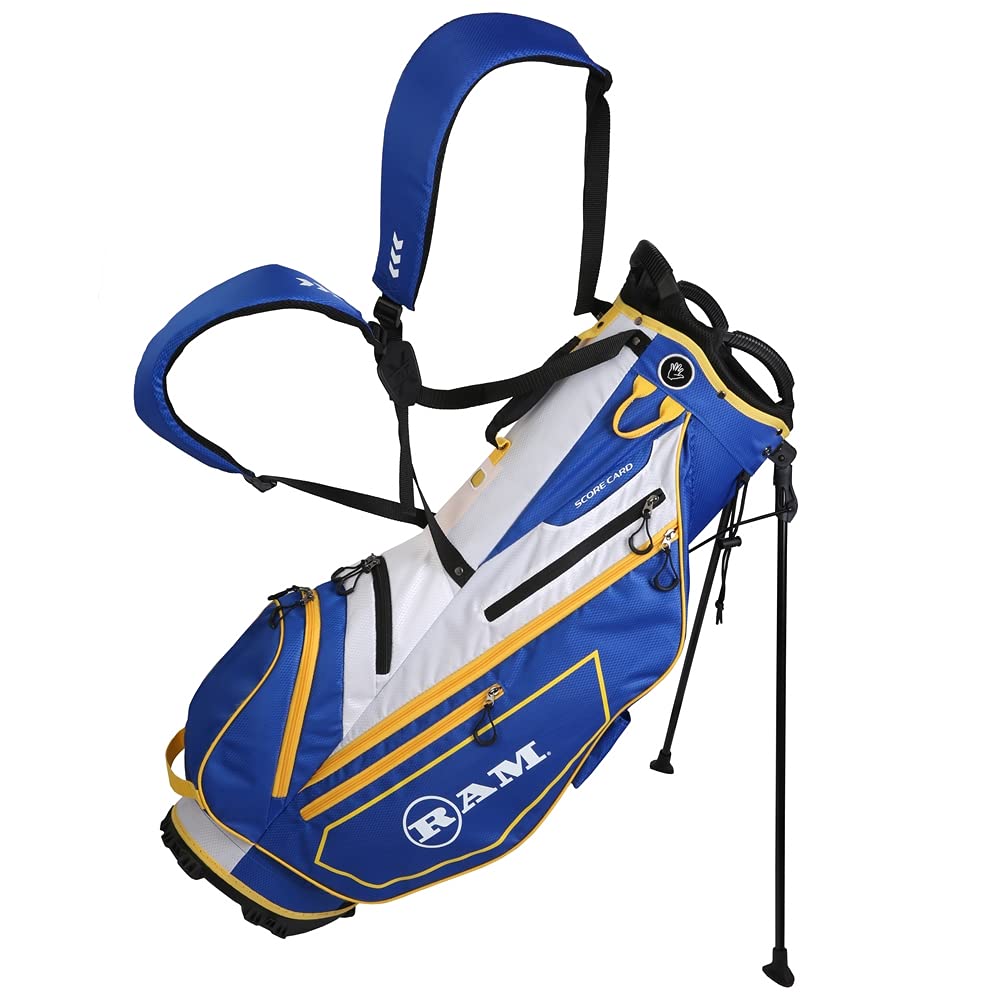 Ram Golf FX Lightweight Stand Carry Bag - Durable & Easy to Carry for Golfers on the Course or Driving Range