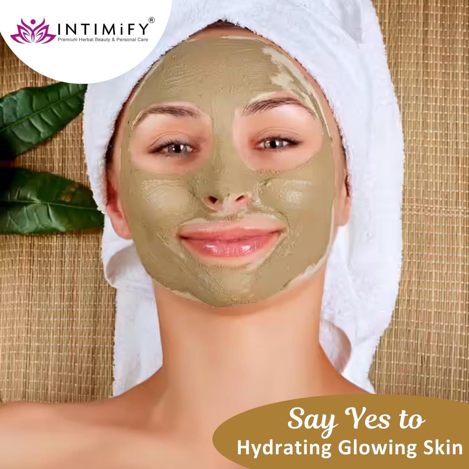 Inti.mify Pure Natural Multani Mitti Powder - Clay Face Mask for Pores, Blackheads & Acne | Hair Care Treatment | 150g | Deep Cleansing & Detoxifying for Glowing Skin | Perfect for Spa Days & At-Home Skincare Routines