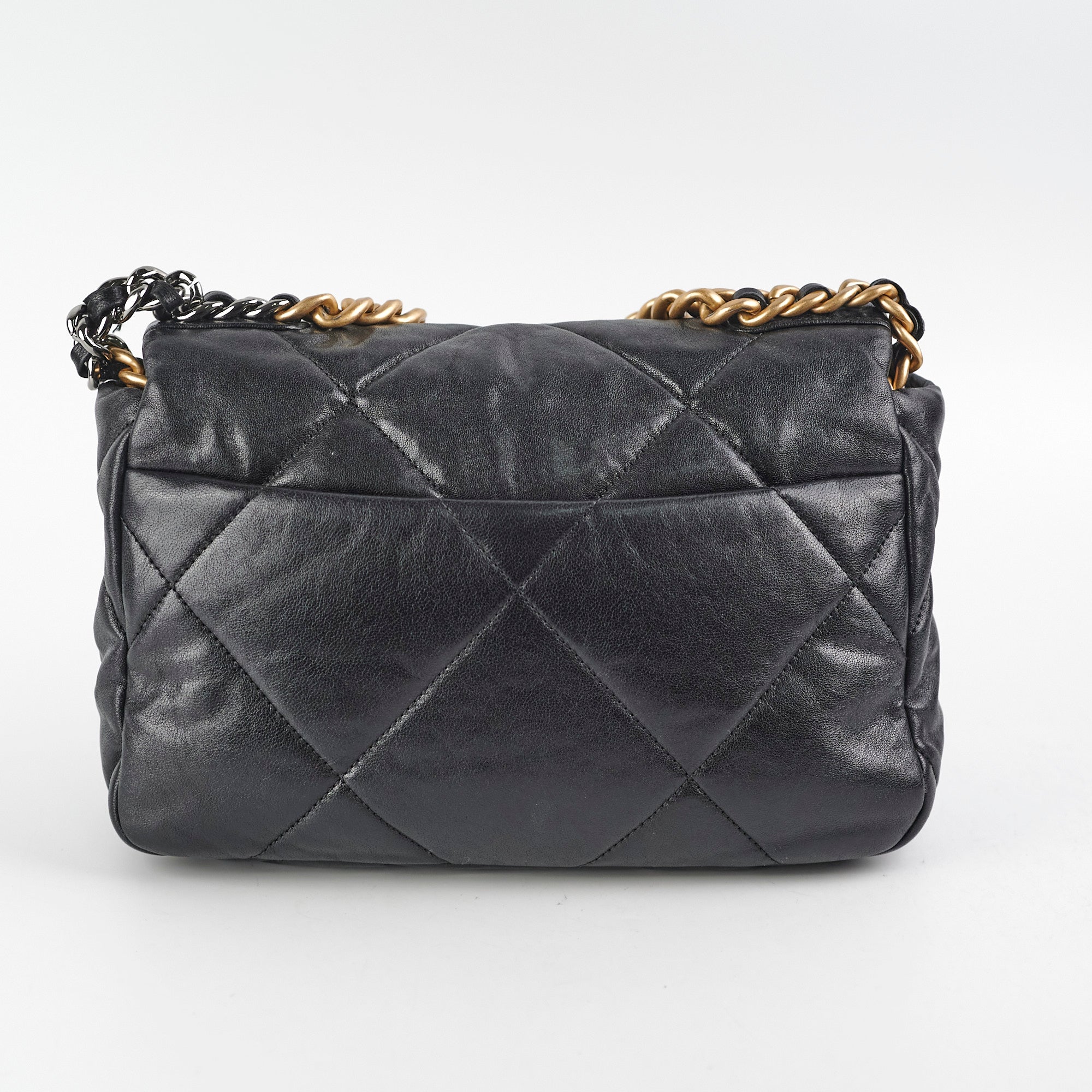 Chanel Small 19 Black Leather Handbag - Luxury Designer Crossbody Bag for Women | Perfect for Evening Events, Date Nights & Office Wear