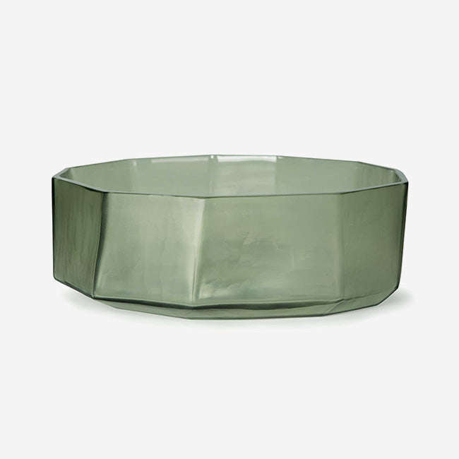 Guaxs Okka Bowl - Light Grey Steel Serving Bowl for Salads, Pasta, and Snacks - Perfect for Dining, Entertaining, and Everyday Use