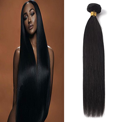 Wave Curly Straight Hair Extensions Weft Weave - Jet Black 100% Human Hair Bundles for Women | Perfect for Styling, Volume Boost & Special Occasions