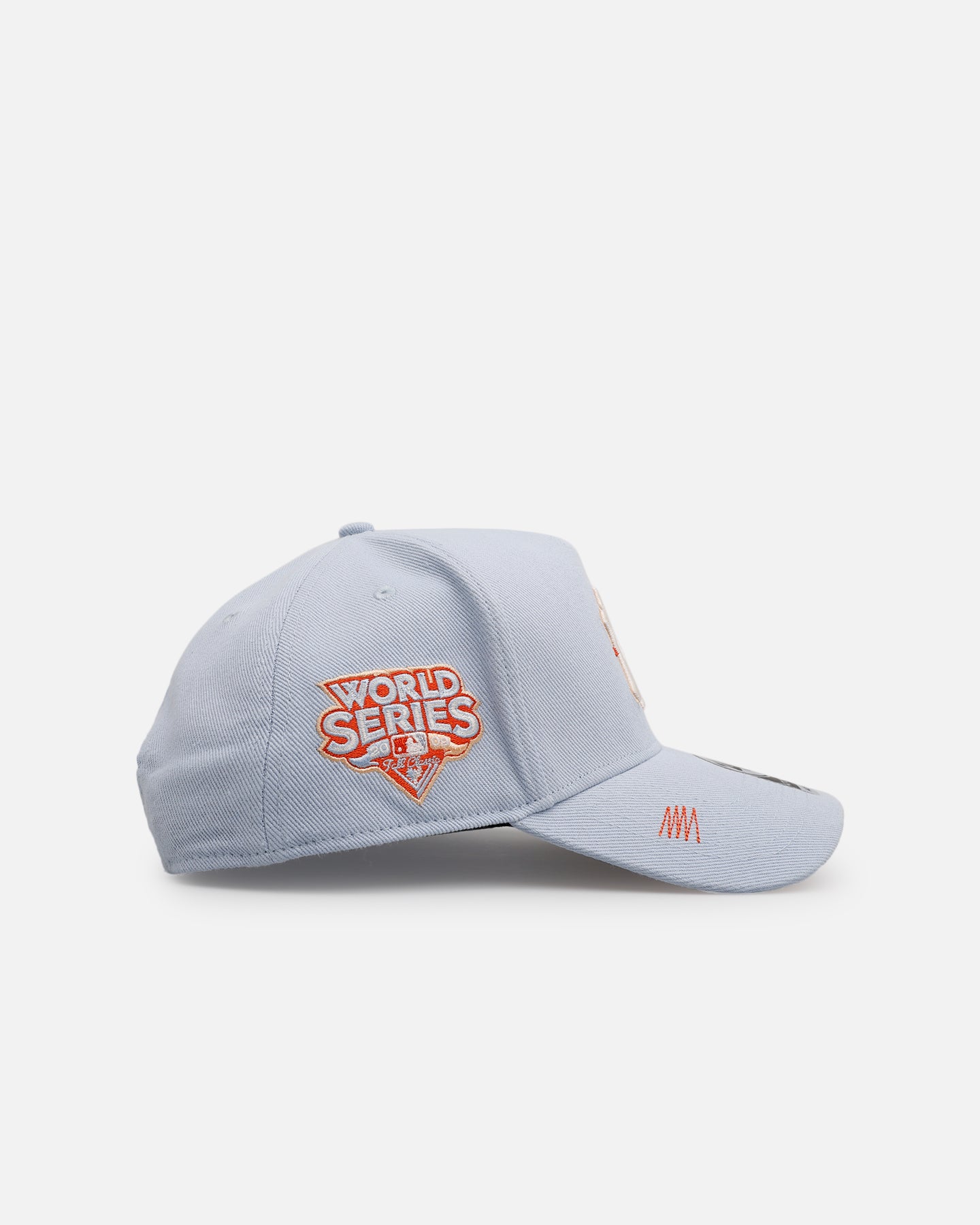 New York Yankees 'Overstitch' 47 Offside Snapback Hat - Light Blue Adjustable Baseball Cap for Men & Women - Perfect for Games, Streetwear & Fan Collections