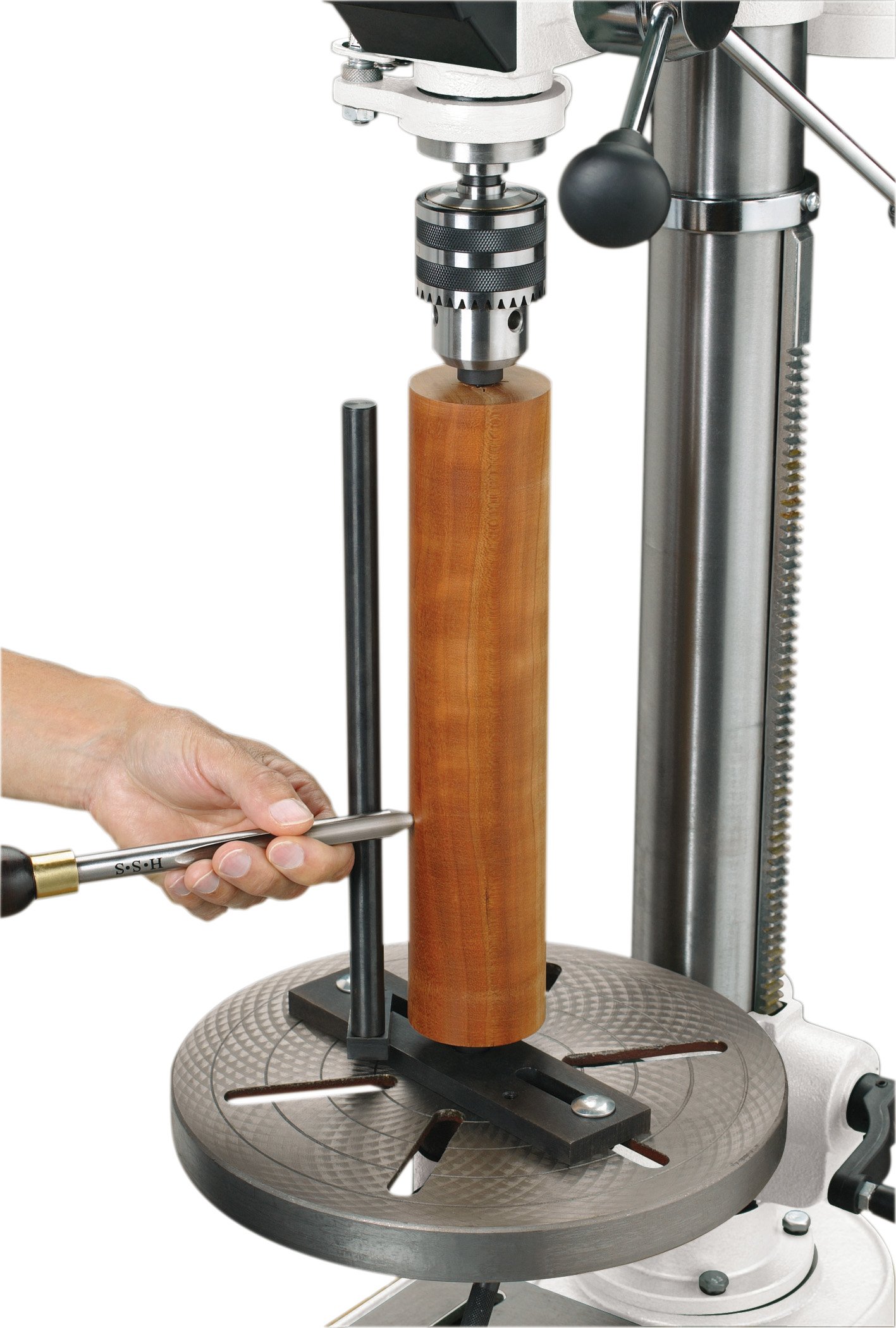 Shop Fox D4088 Lathe Attachment for Drill Press – Convert Drill Press to Wood Lathe for Turning, Sanding & Polishing – Perfect for DIY Woodworking & Small Projects