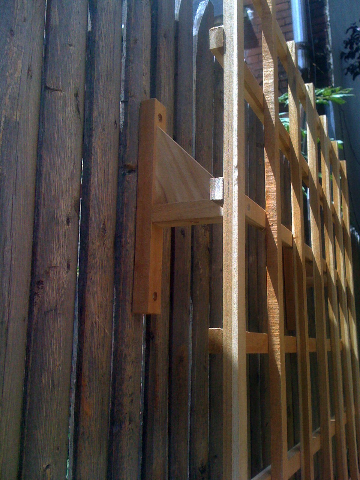 Premium Teak Wood Planter Box Supports & Brackets - Heavy Duty for 6