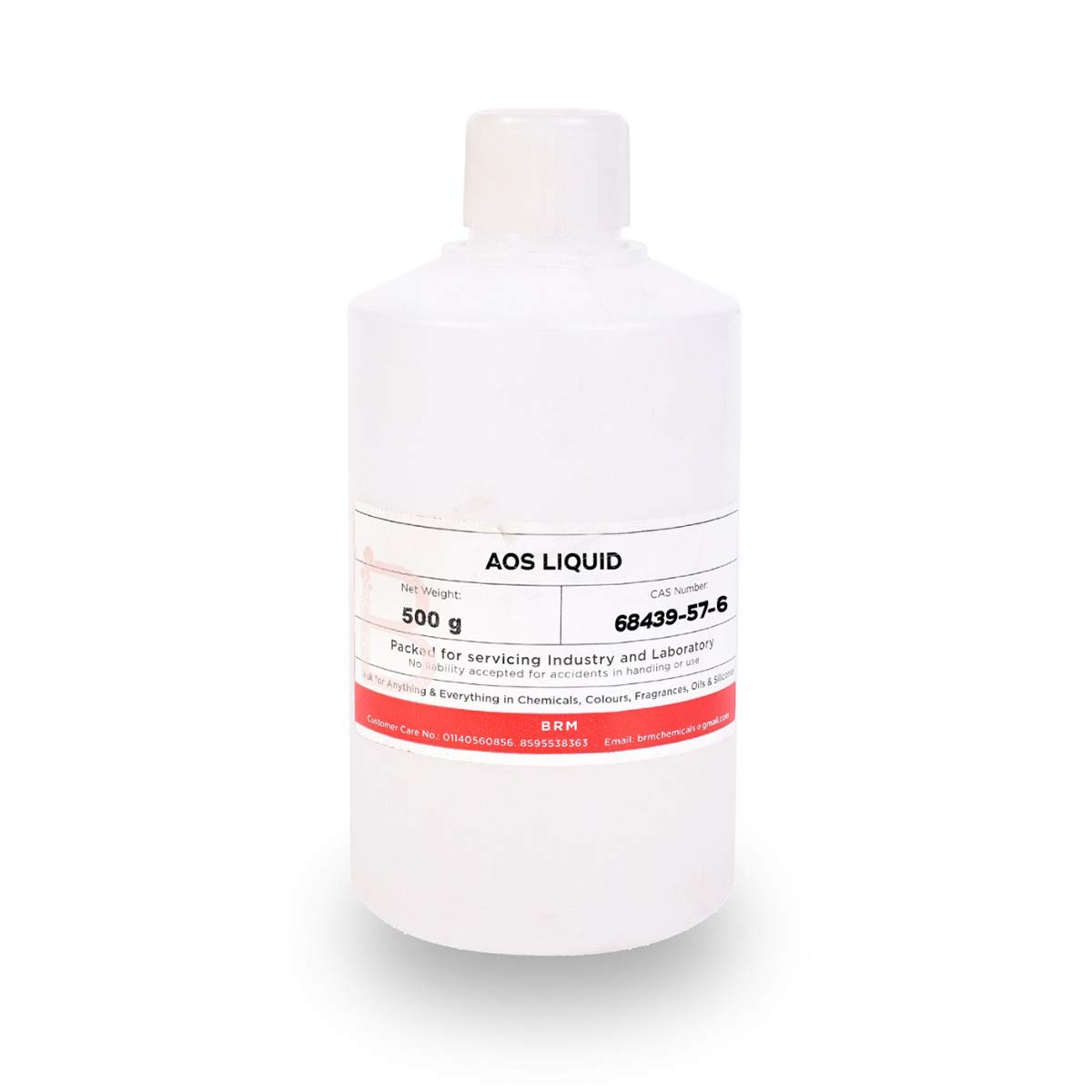 BRM Chemicals ALS Liquid - 500g Ammonium Lauryl Sulfate for Shampoo, Soap, Lotion & Cosmetic DIY | Face, Hair, Skin & Body Care | Perfect for Homemade Beauty Products & Personal Care Formulations