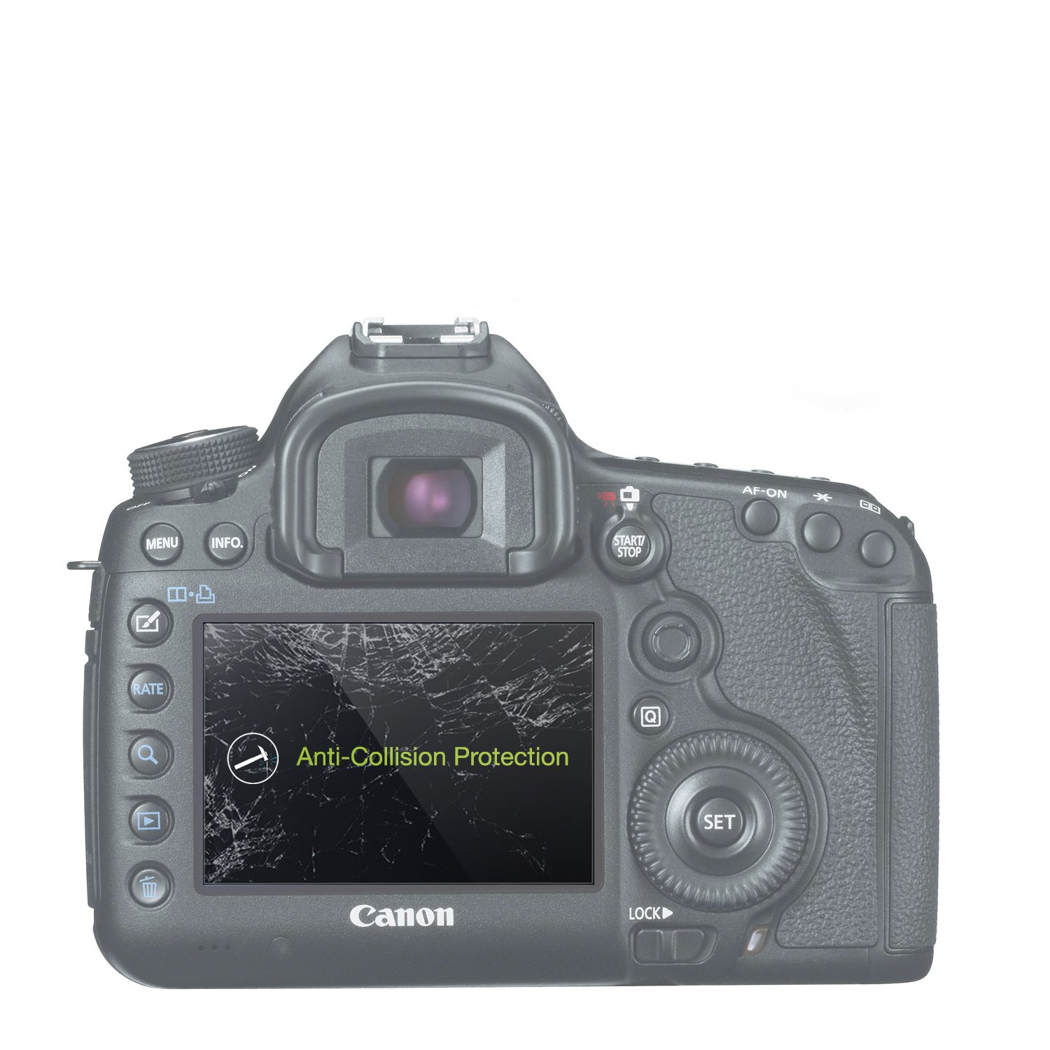 Premium MegaGear LCD Optical Screen Protector for Canon T4i/650D - Anti-Glare & Scratch-Resistant Protection for DSLR Camera LCD Screens (Perfect for Outdoor Photography & Travel)