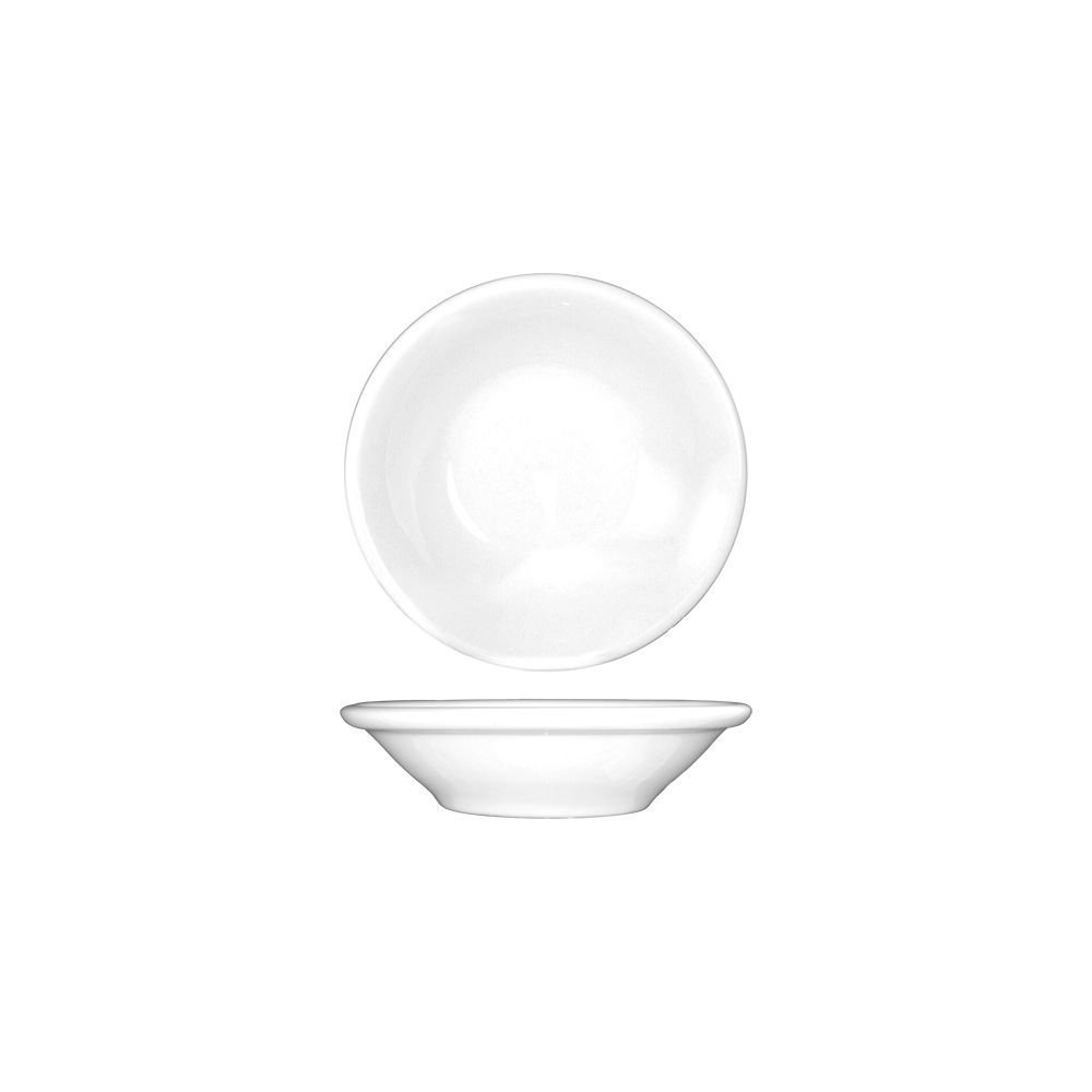 BR-11 White 4-3/4 Oz Ceramic Fruit Bowl - Pack of 36 - Perfect for Restaurants, Cafes & Home Kitchen Display