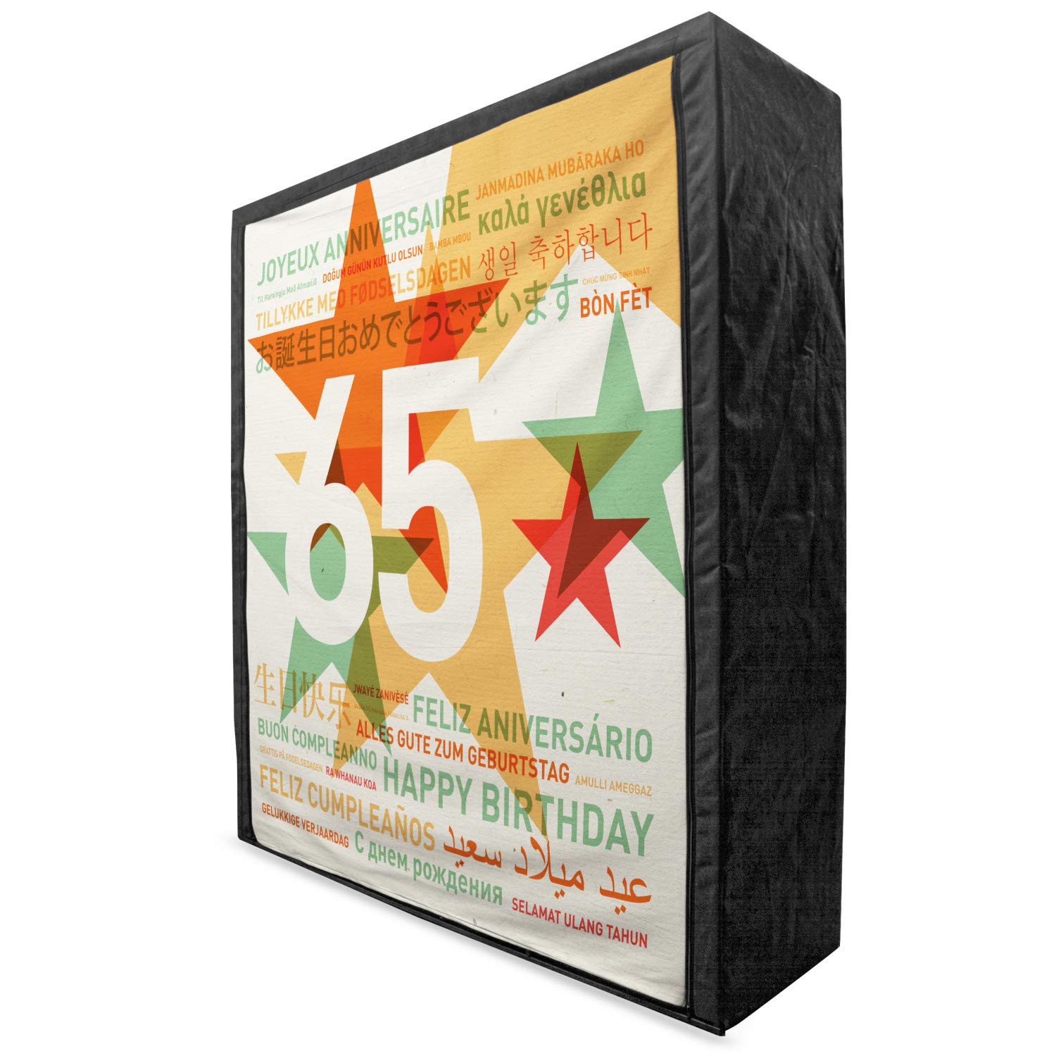 Ambesonne 65th Birthday Portable Fabric Wardrobe - Multicolor 59