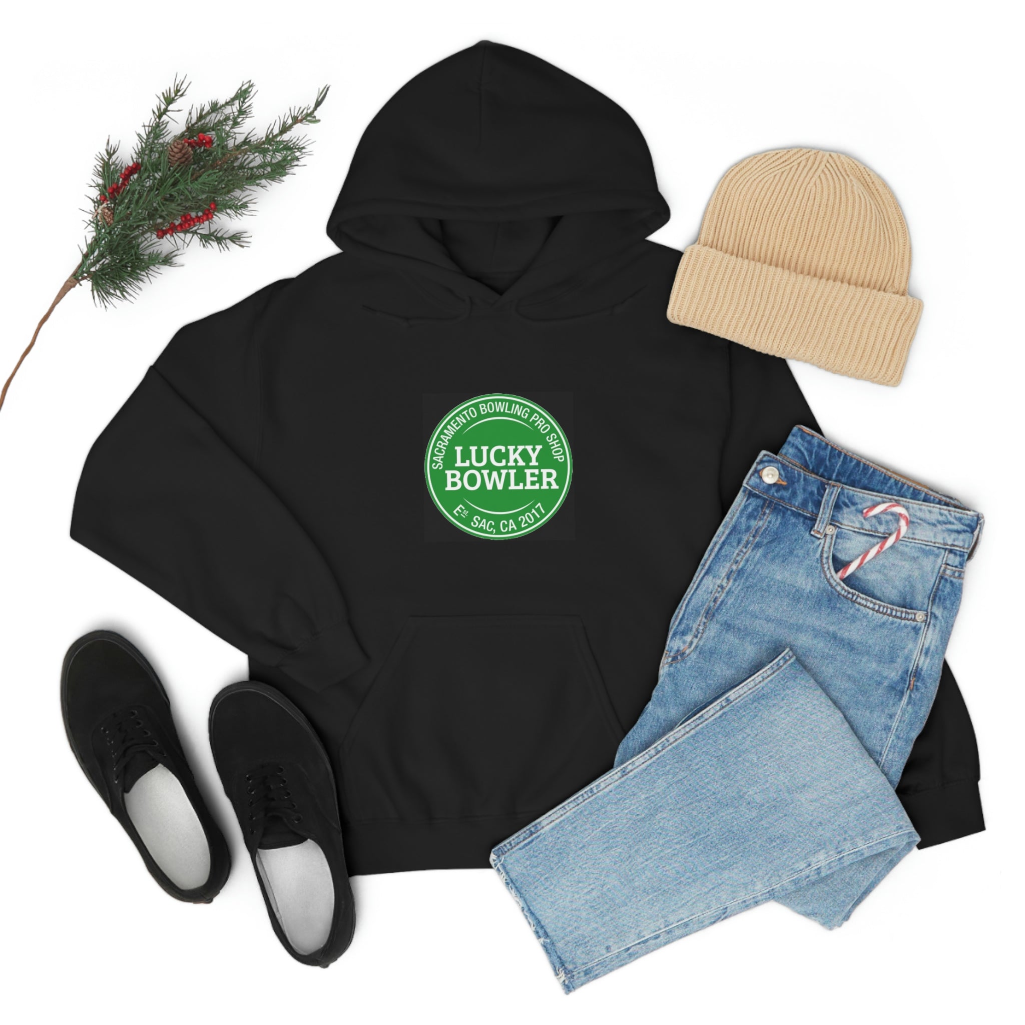 Lucky Hoodie #3 with QR Code - Stylish Unisex Pullover for Men & Women - Perfect for Casual Wear, Street Fashion, and Social Media QR Code Sharing