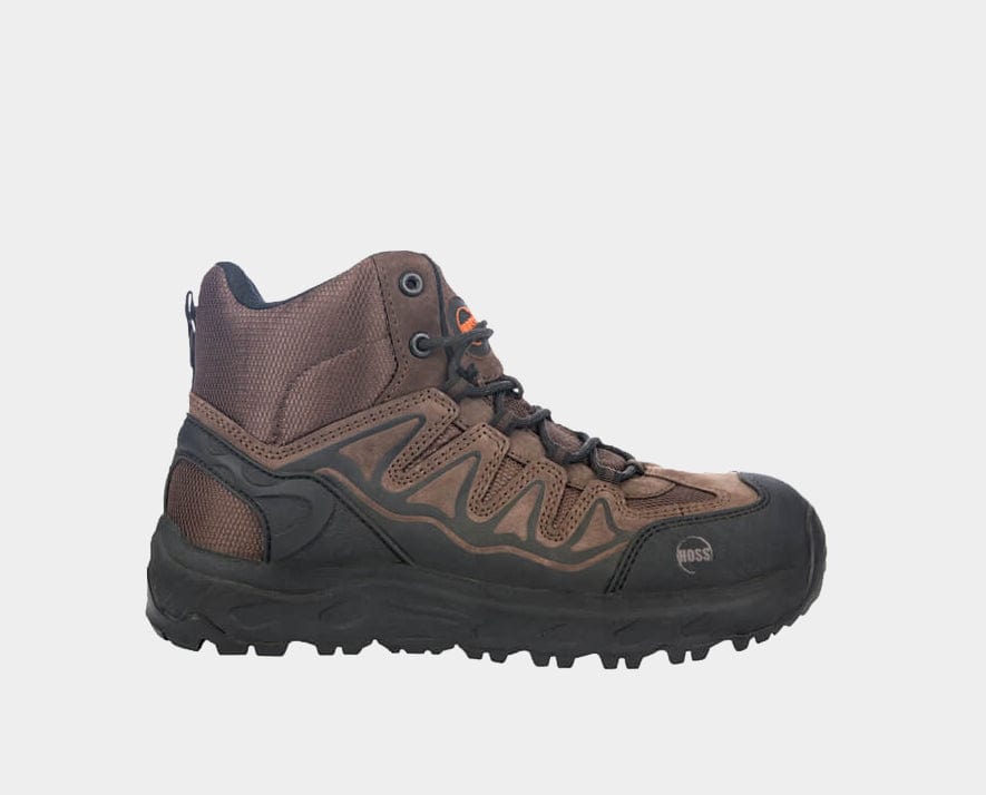 Eric Hi Soft Toe Work Boots for Men - Comfortable Safety Shoes for Construction & Outdoor Work - Perfect for Job Sites, Hiking & Heavy Duty Use