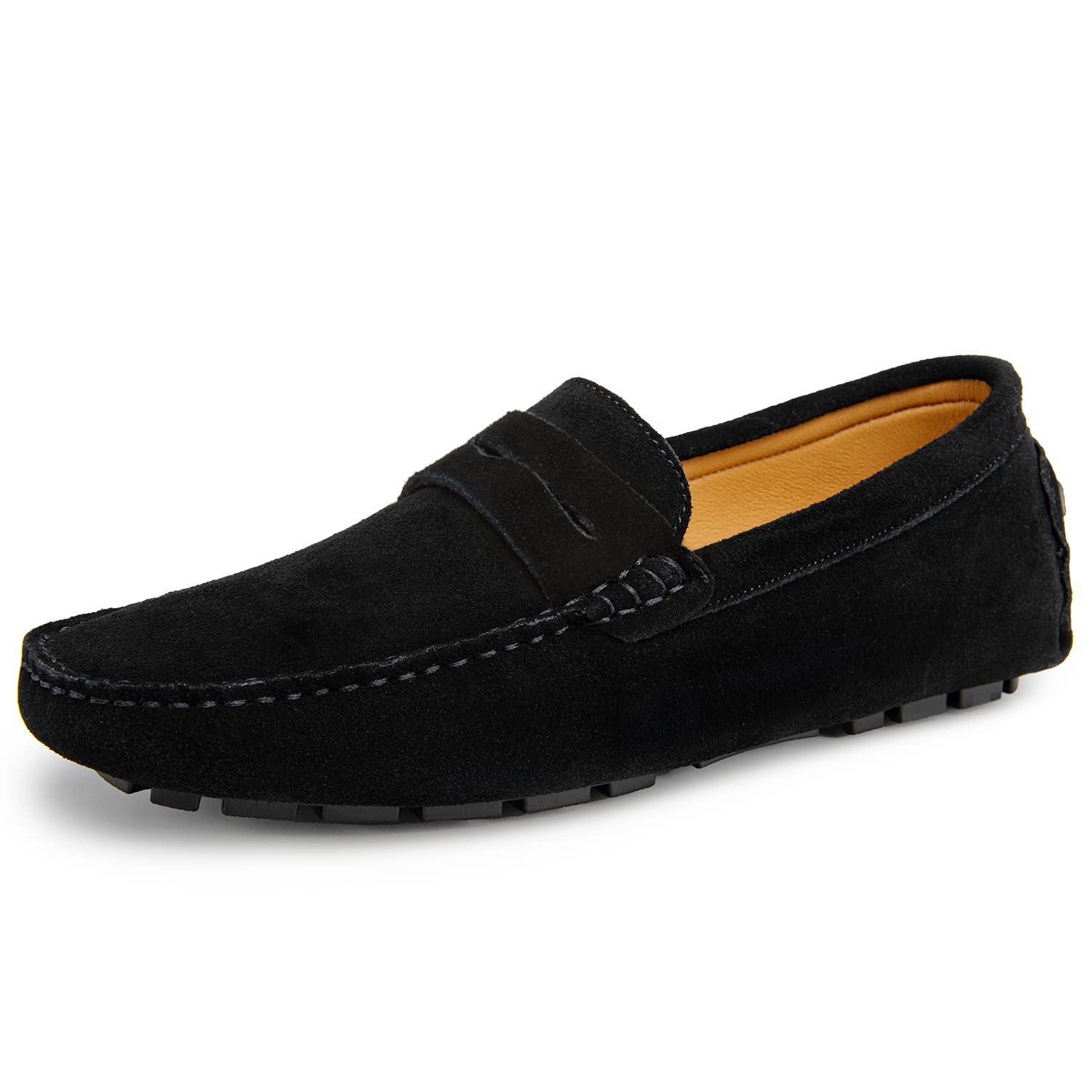Go Tour Men's Penny Loafers - Classic Moccasin Driving Shoes & Slip-On Boat Shoes for Casual Wear | Perfect for Office, Travel & Leisure Outfits