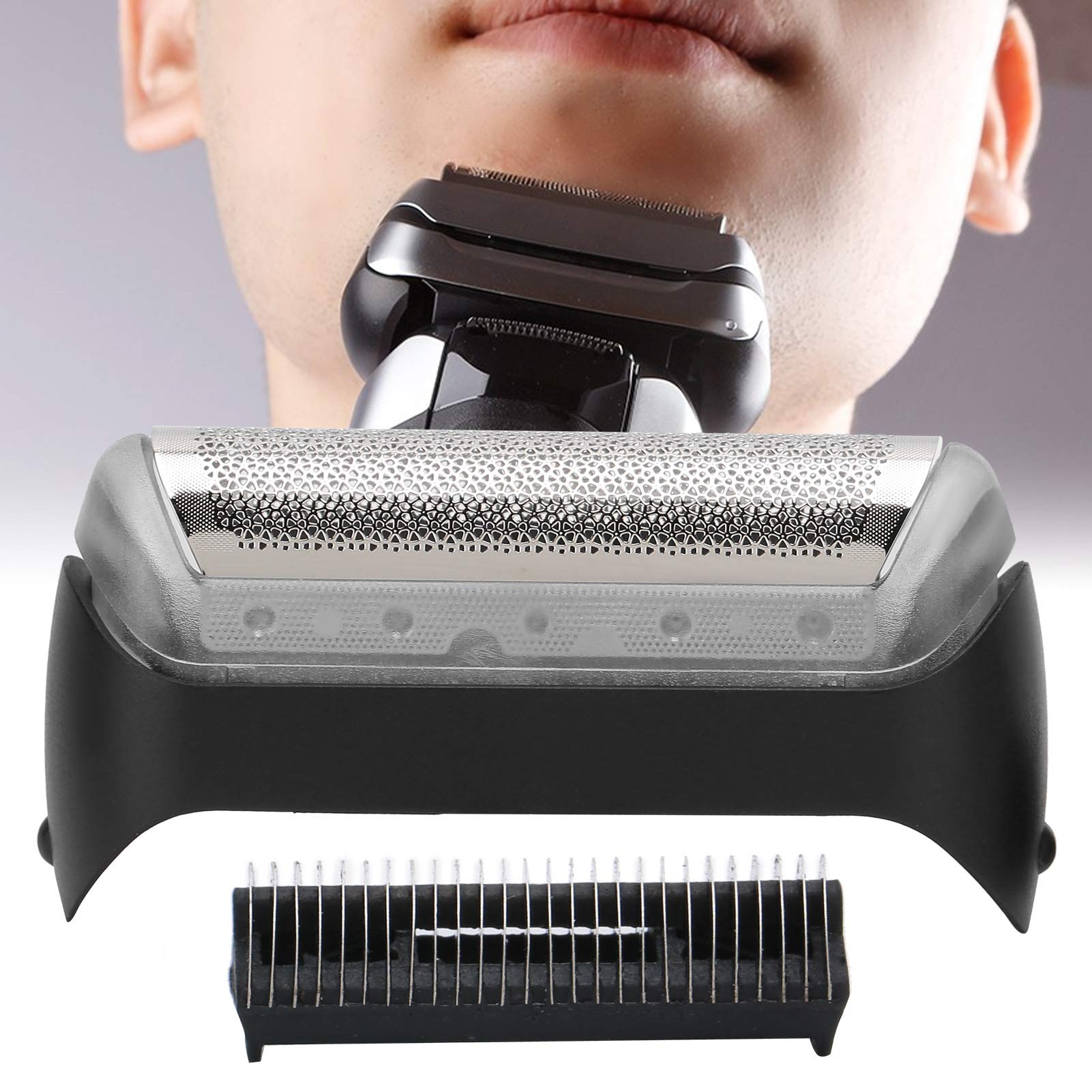 Braun Series 10B/53B Replacement Foil & Cutter - Electric Shaver Replacement Head for Braun 10B Shavers - Perfect for Close Shaving at Home or Travel