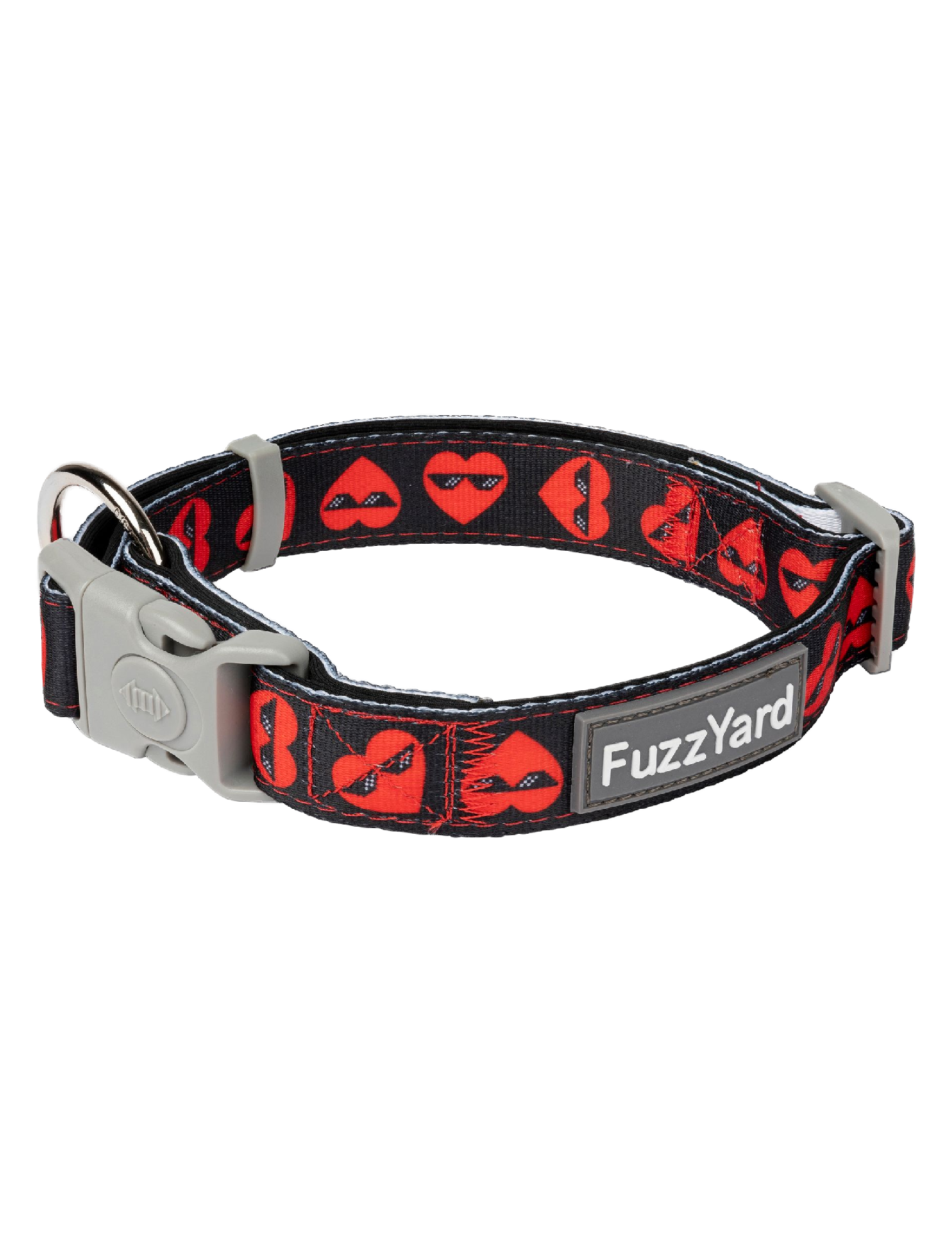 Fuzzyard Heart Breaker Pet Collar for Dogs - Adjustable & Comfortable (3 Sizes) - Perfect for Walks, Training & Everyday Wear