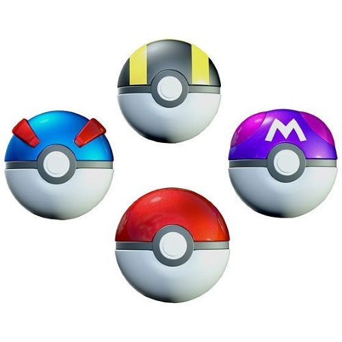 Bandai 2 Inch Pokemon Monster Ball Collection - Authentic Poke Ball Replica for Display, Cosplay & Gift Giving