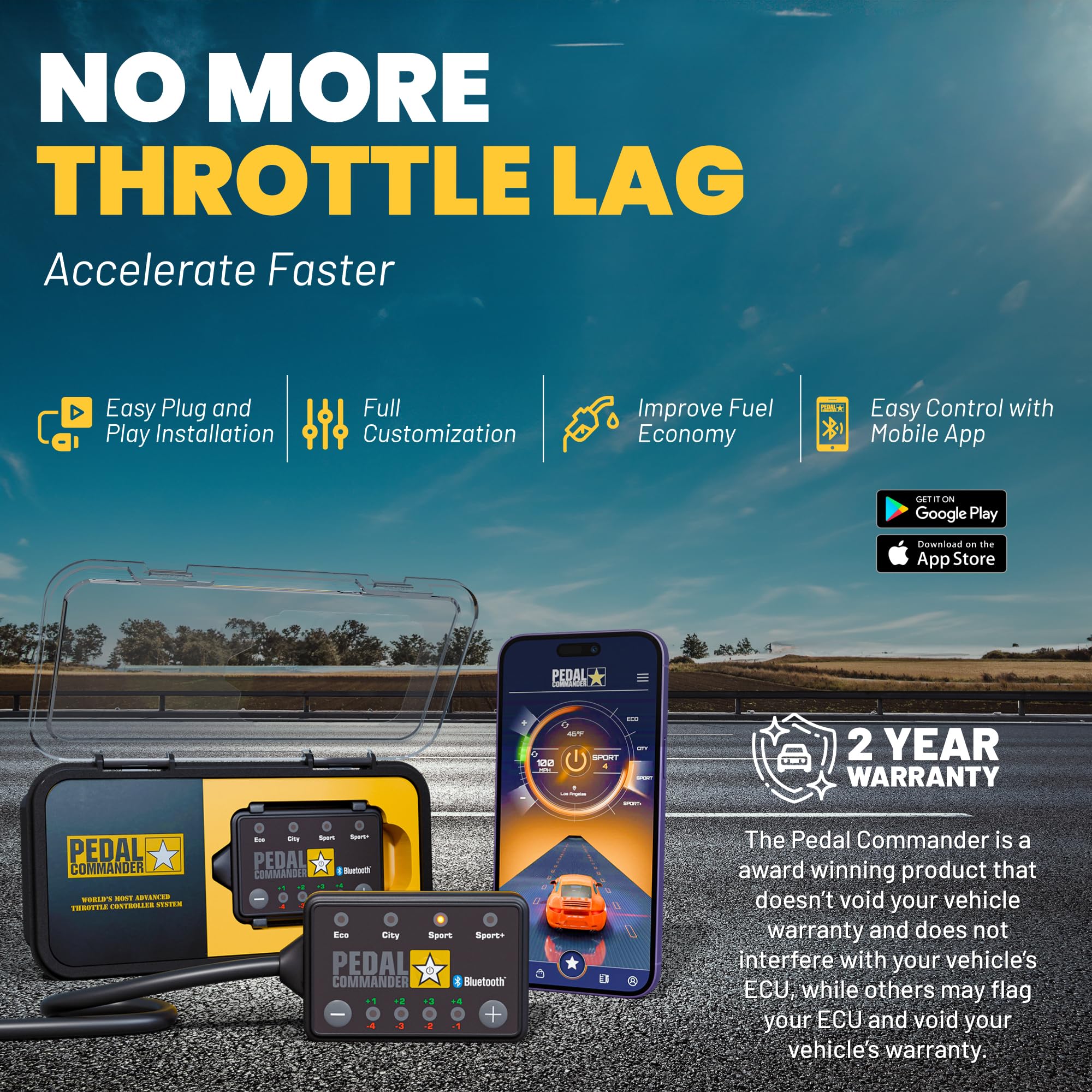 2016-2025 Chevrolet Malibu Throttle Response Controller - PEDAL COMMANDER for 9th Gen, L, LS, LT, RS, Premier & Hybrid Models (1.5L 1.8L 2.0L) | Instant Acceleration Boost | Perfect for Daily Driving & Performance Tuning
