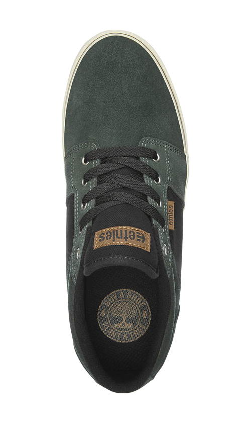 Etnies Barge LS Men's Skateboarding Shoes - Green/Black | Durable & Comfortable for Street Skating & Casual Wear