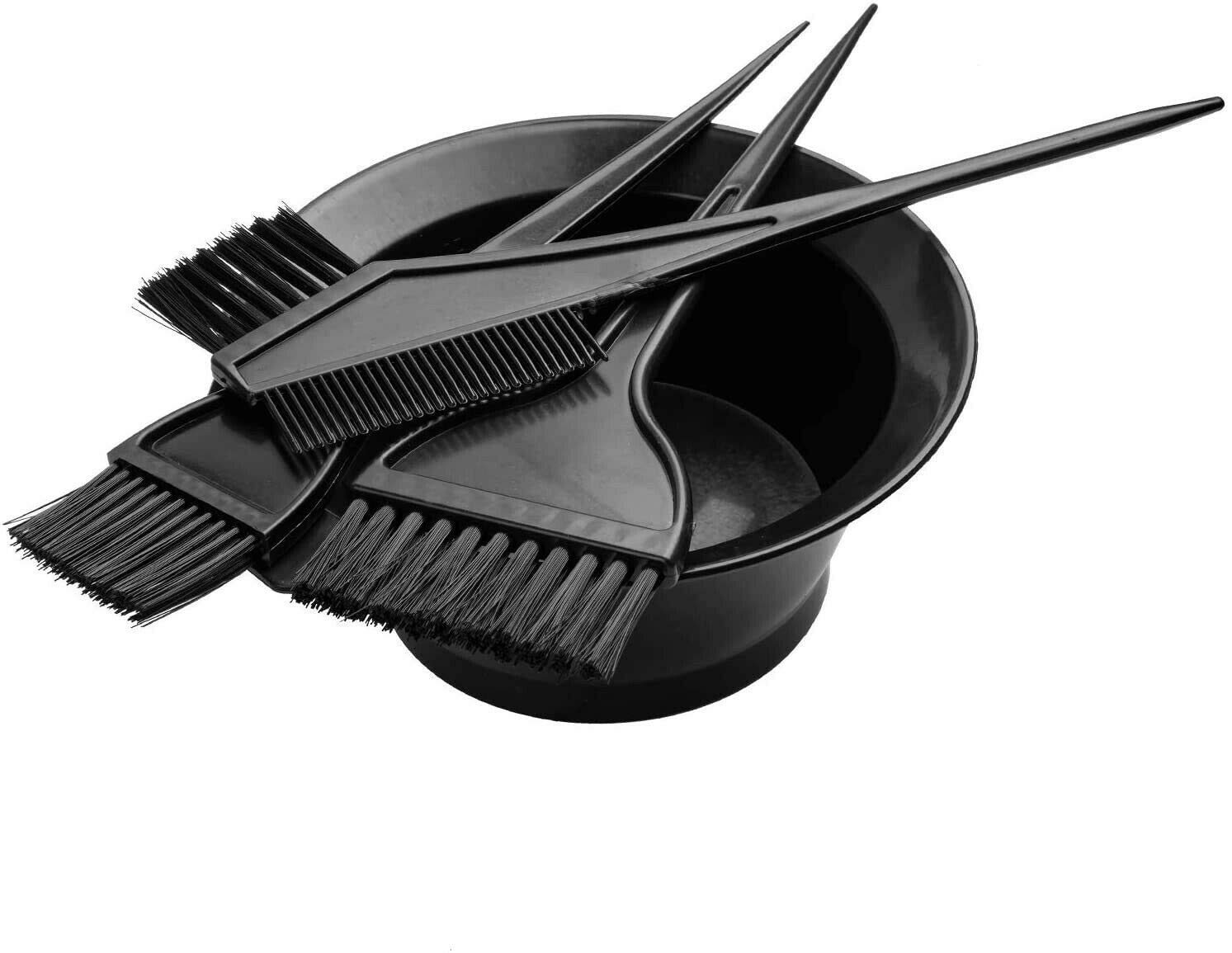 Professional Hair Dye Kit with Mixing Bowl & Tools - DIY Salon Coloring Set for Men, Women & Girls (Includes Dye Bowl, 3 Brushes, Apron) - Perfect for At-Home Hair Coloring, Highlights, and Root Touch-Ups