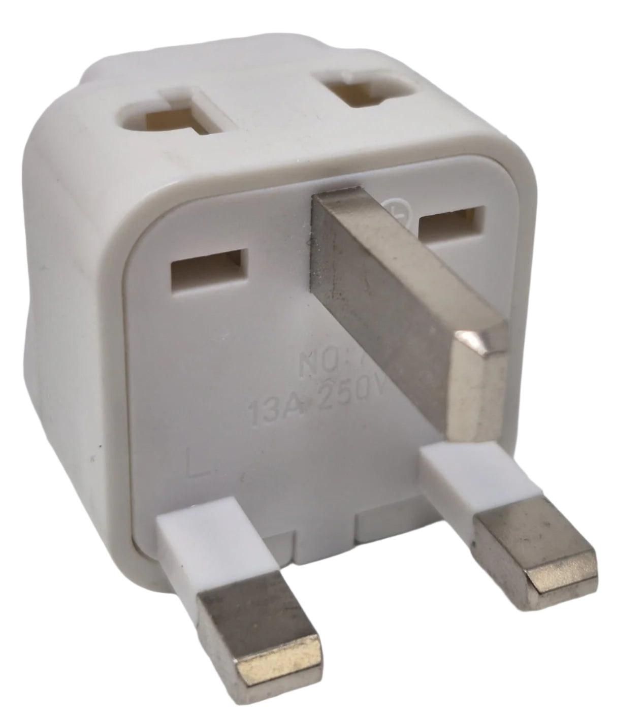 CKITZE BA 7 Grounded Universal 2 in 1 Plug Adapter - Type G UK, Hong Kong, Singapore Travel Adapter - CE Certified - Perfect for Charging Devices While Traveling Abroad