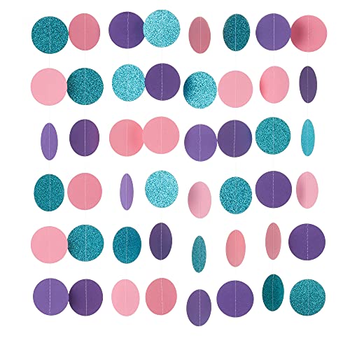 Purple, Pink, Teal Glitter