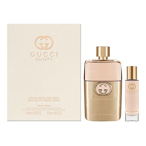 Gucci Guilty Pour Femme 2-Piece Gift Set for Women - Luxury Perfume & Body Lotion - Perfect for Valentine's Day, Anniversary & Birthday Gifts