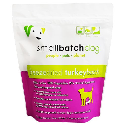 Premium Freeze-Dried Turkey Dog Food Sliders - Small Batch, Grain-Free, All-Natural for Puppies & Adult Dogs - Perfect for Training, Travel & Outdoor Adventures