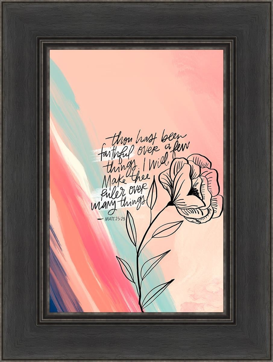 Faithful By Rhonna Farrer - Inspirational Christian Wall Art & Home Decor for Bedroom, Living Room, Office - Perfect for Gifts, Bible Study & Faith-Based Interior Design