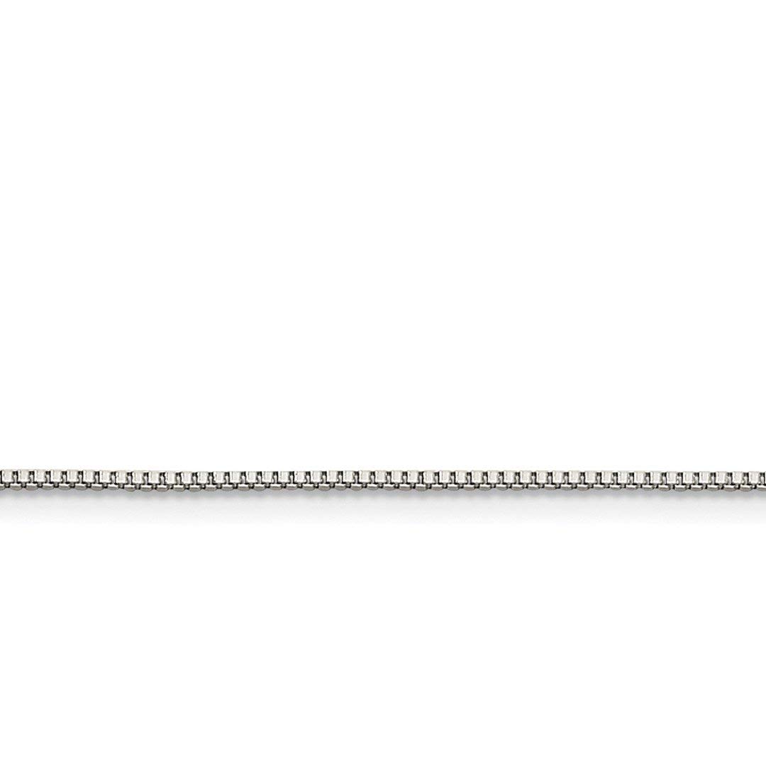 ICE CARATS 16 Inch Stainless Steel 1.2mm Box Chain Necklace - Durable Fashion Jewelry for Women, Perfect for Pendants & Charms - Ideal Gift for Her, Birthday, Anniversary & Everyday Wear