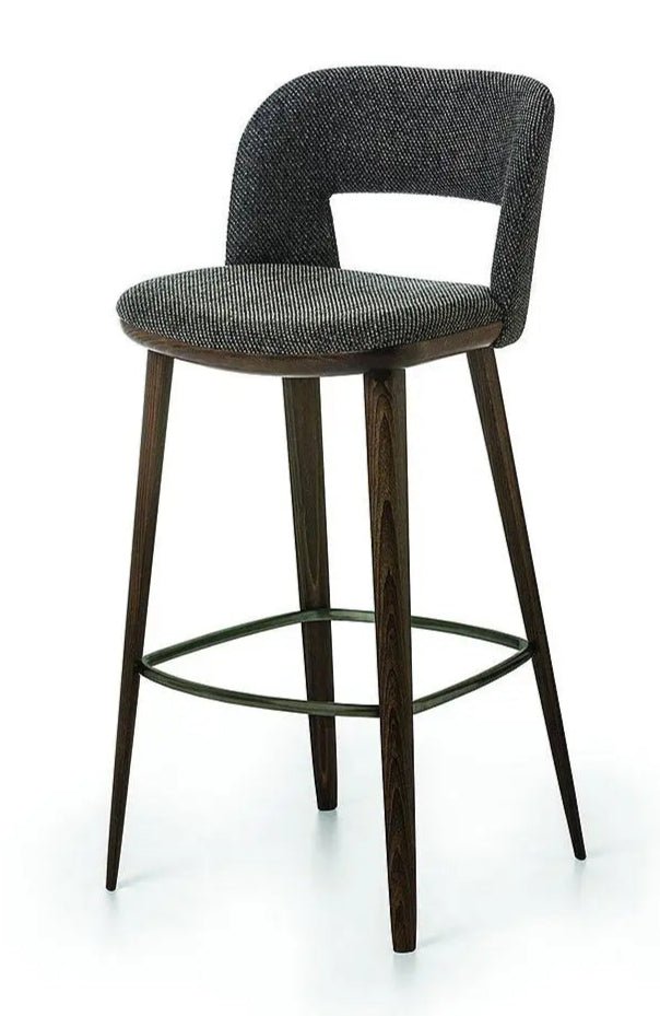 Bross Modern Wooden Path Stool - Handcrafted Side Table, Ottoman & Footrest for Living Room, Bedroom & Outdoor Use