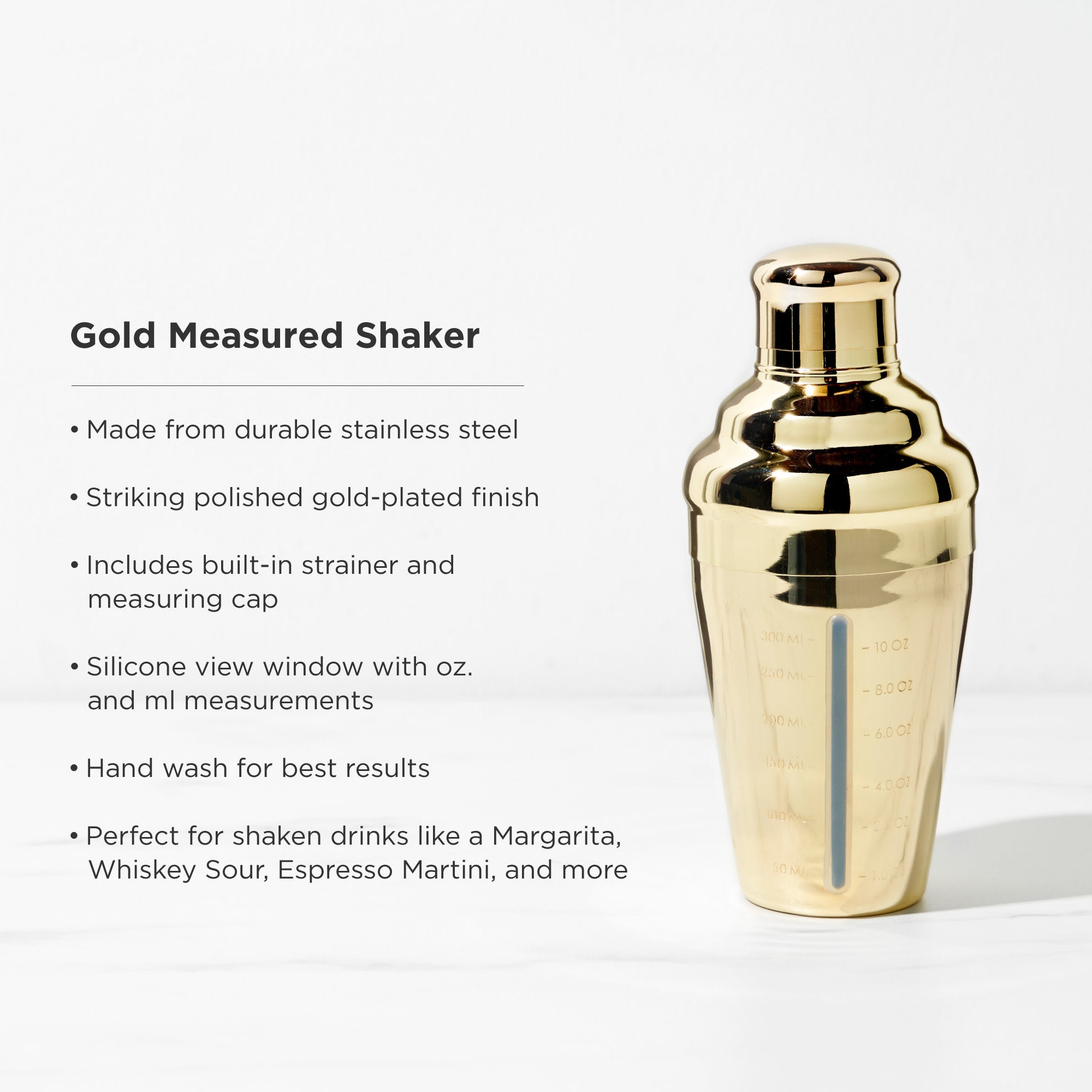 Premium Belmont Stainless Steel Cocktail Shaker Set - 28oz Professional Bartender Mixing Tool for Mojito, Martini & Margarita - Perfect for Home Bars, Parties & Cocktail Making Gifts