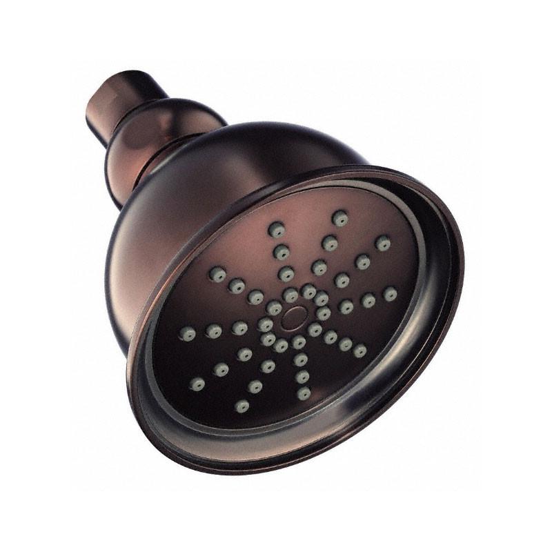 Danze Oil Rubbed Bronze Traditional Shower Head with Bell Shape & Spoke Design - Perfect for Bathroom Renovation & Spa-Like Shower Experience