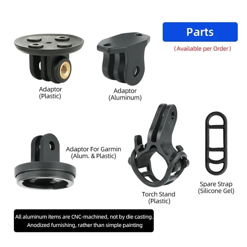 JOYSOG Carbon Fiber Bike Computer Mount - Out Front Extended GPS Holder for Garmin & Bryton | Secure Cycling GPS Mount for Road & Mountain Bikes