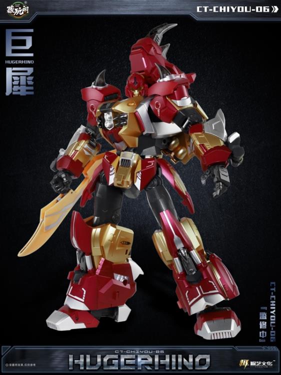 Cang Toys CT Chiyou 06 Hugerhino Action Figure - Collectible Toy for Kids & Adults | Perfect for Display, Gifts, and Role-Playing Games