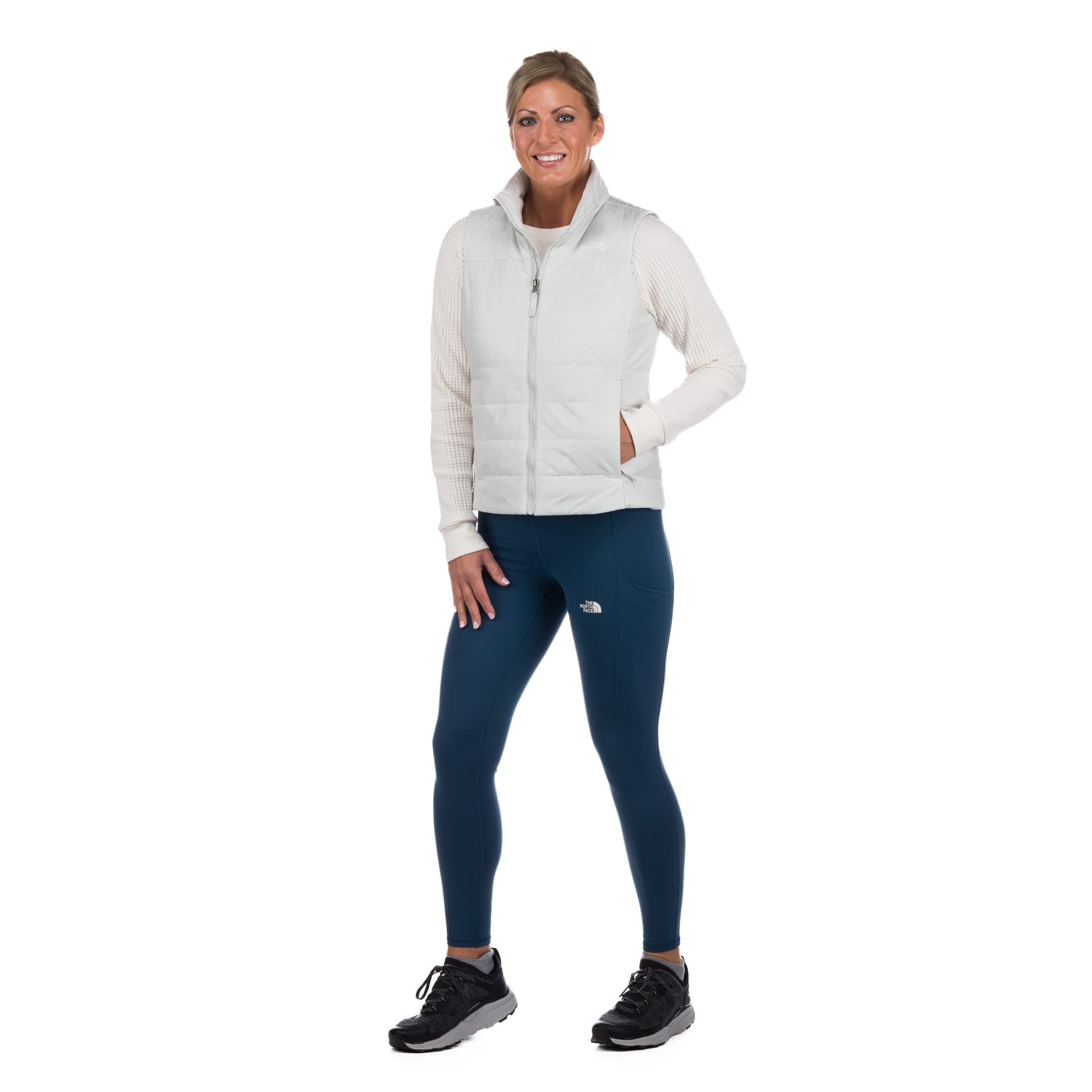 THE NORTH FACE Women's Flare Vest - Lightweight Puffer Jacket for Outdoor Hiking, Running & Winter Fashion