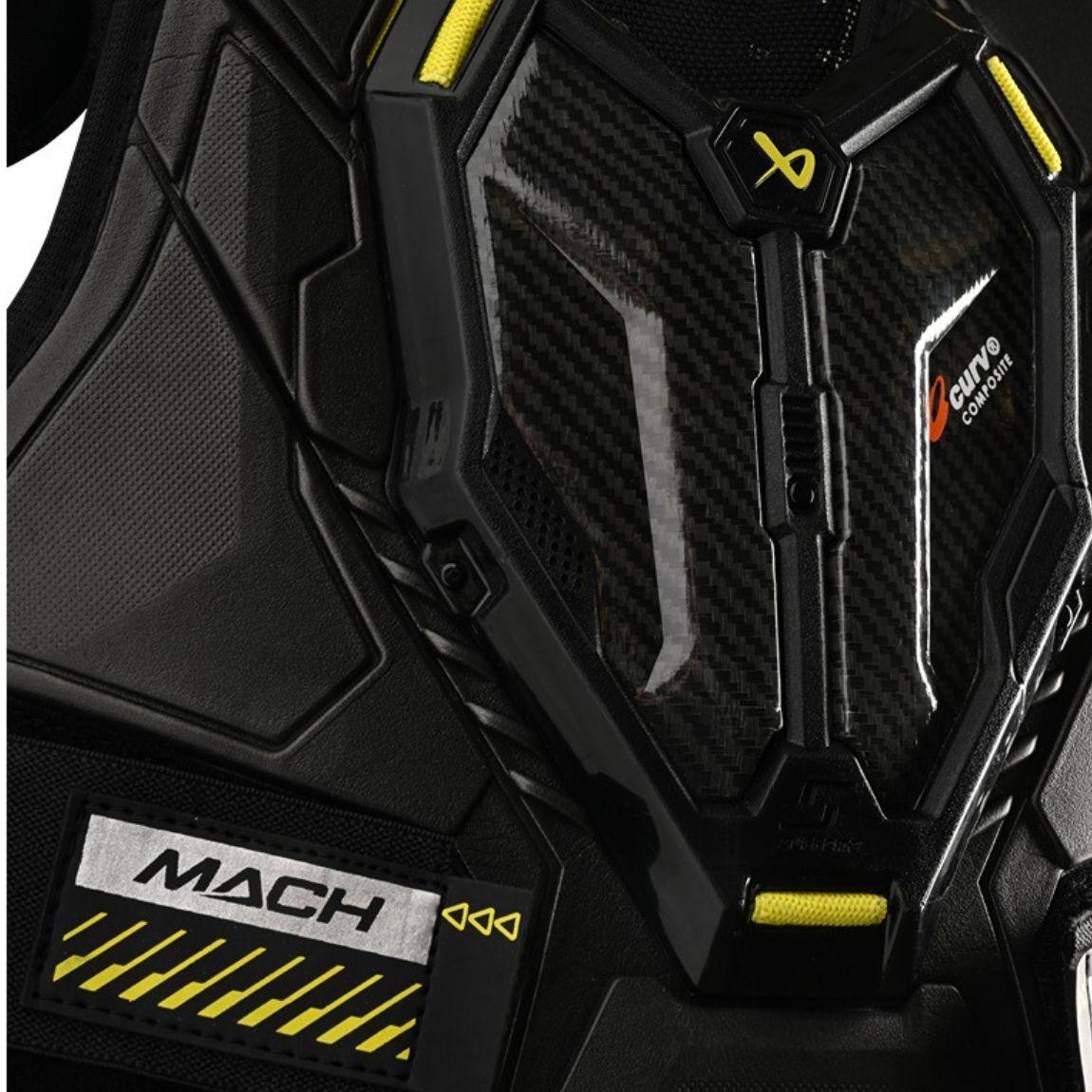 Bauer Supreme Mach Shoulder Pads - Intermediate Hockey Protective Gear for Youth & Adult Players - Perfect for Ice Hockey Training & Games