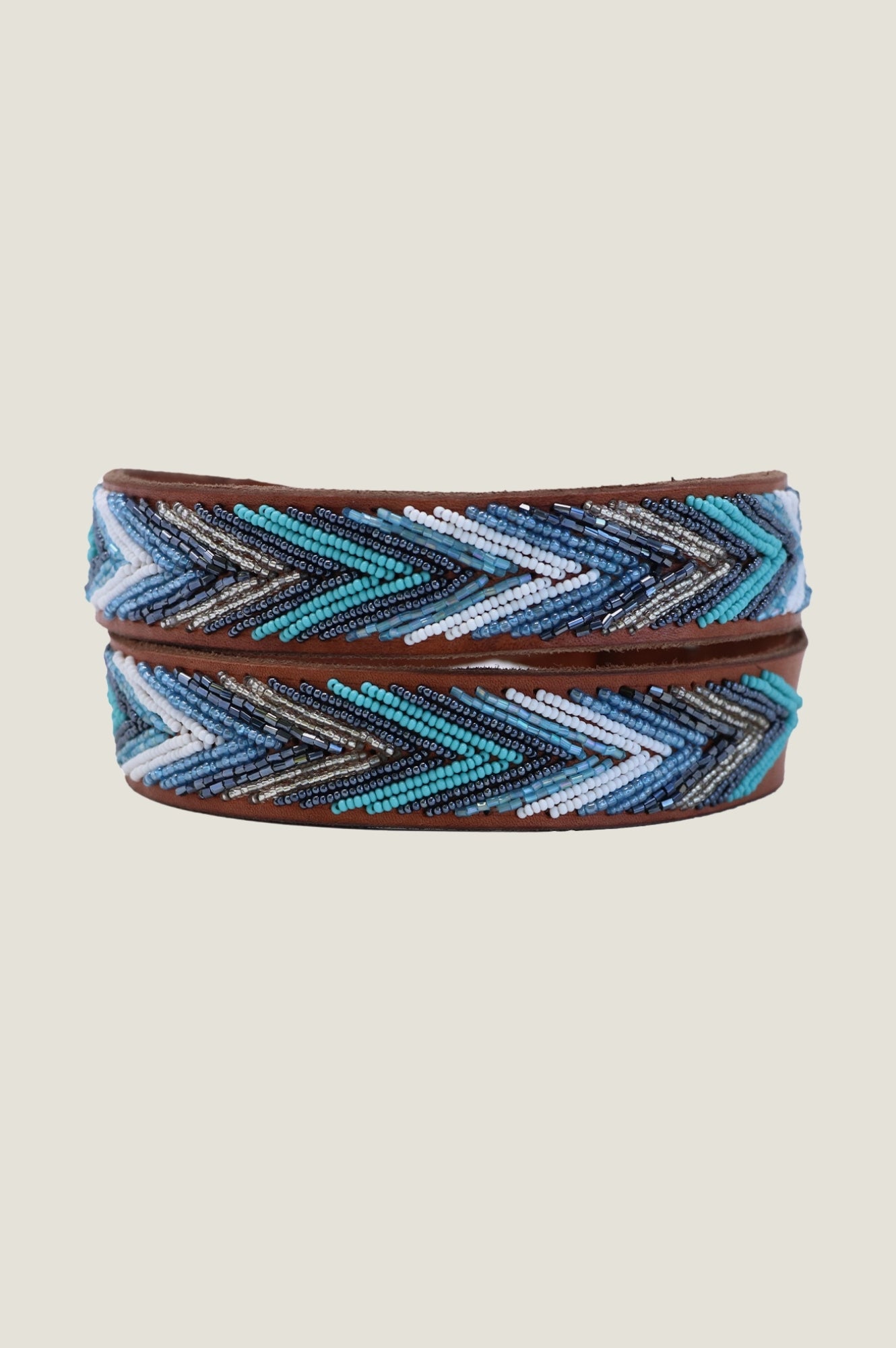 Premium Arrow Leather Belt for Men - Turquoise & Bullet Design - Stylish Western Accessory for Cowboy Boots, Jeans & Casual Outfits