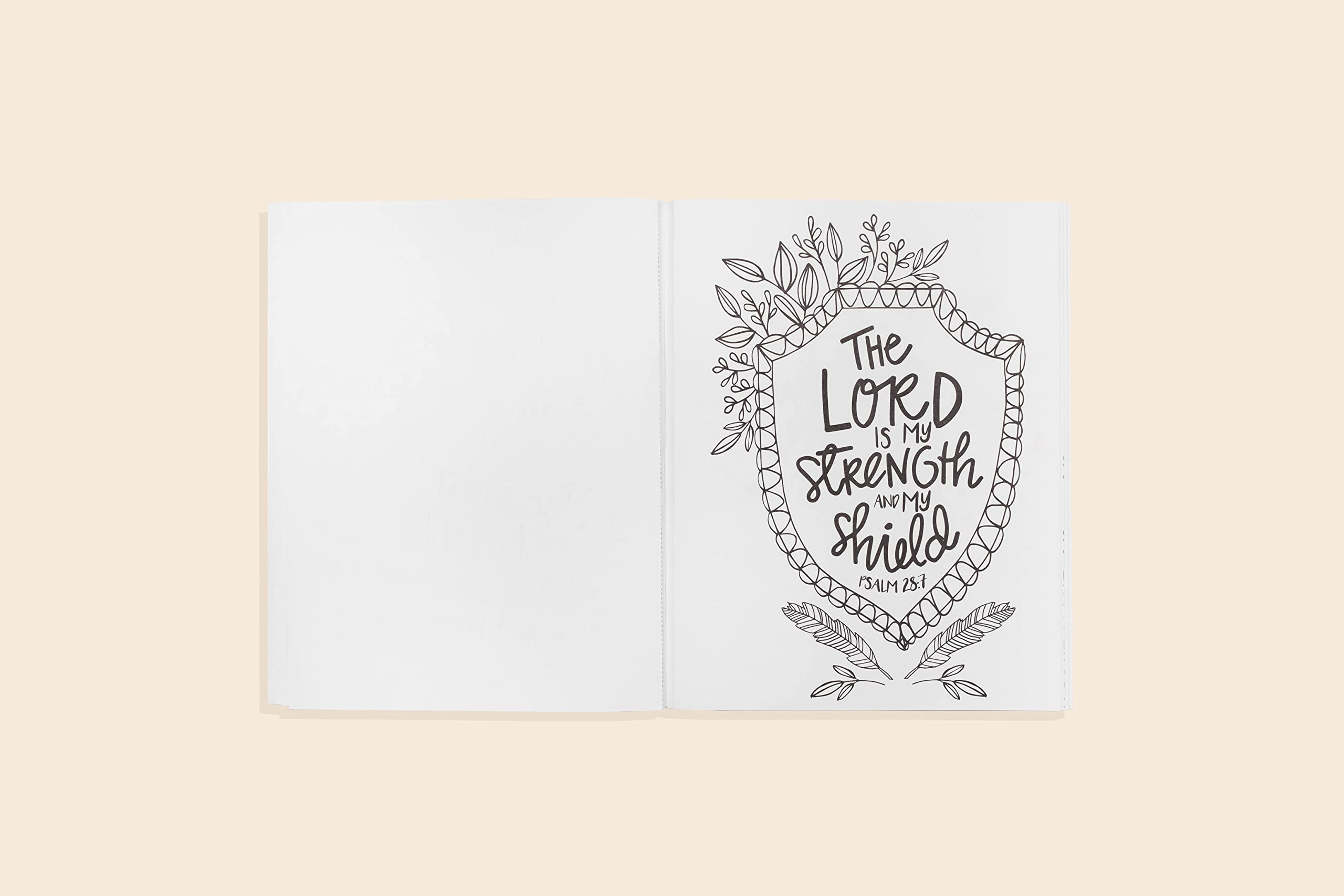 Beauty in the Bible: Adult Coloring Book Volume 2 - Premium Christian Coloring Book with Bible Journaling & Lettering | Inspirational Gift for Women, Men & Teens | Stress Relief & Faith-Based Relaxation