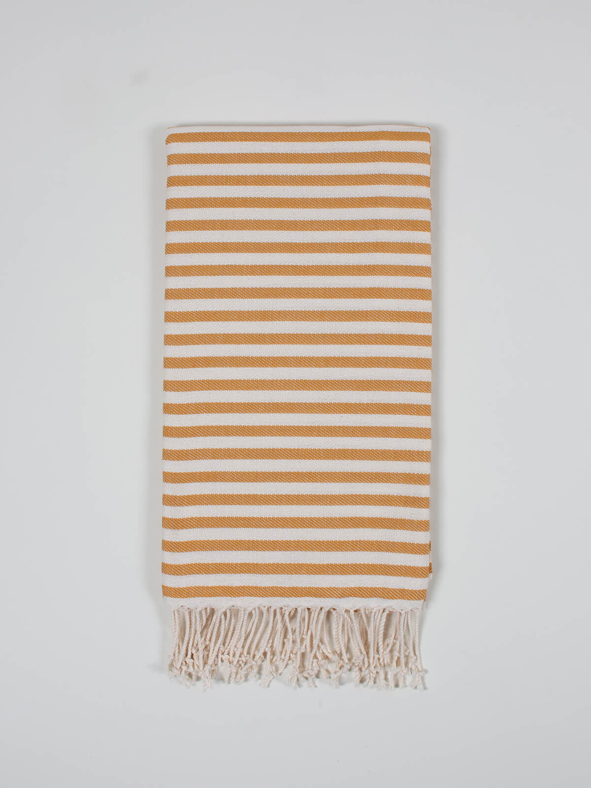 Sorrento Hammam Towel - Premium Turkish Cotton Bath Towel, Mustard Yellow - Perfect for Beach, Spa, Yoga & Travel