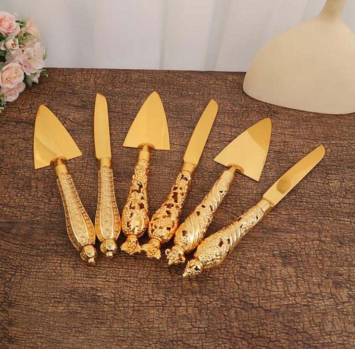 Elegant 2-Piece Wedding Cake Knife and Server Set - Stainless Steel Cake Cutter Gift Set for Bridal Showers, Anniversaries & Special Occasions
