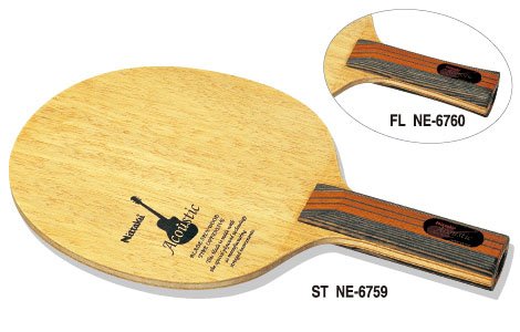 Nittaku Acoustic Table Tennis Blade - Professional Ping Pong Paddle for Competitive Play | Perfect for Tournaments, Training & Recreational Games