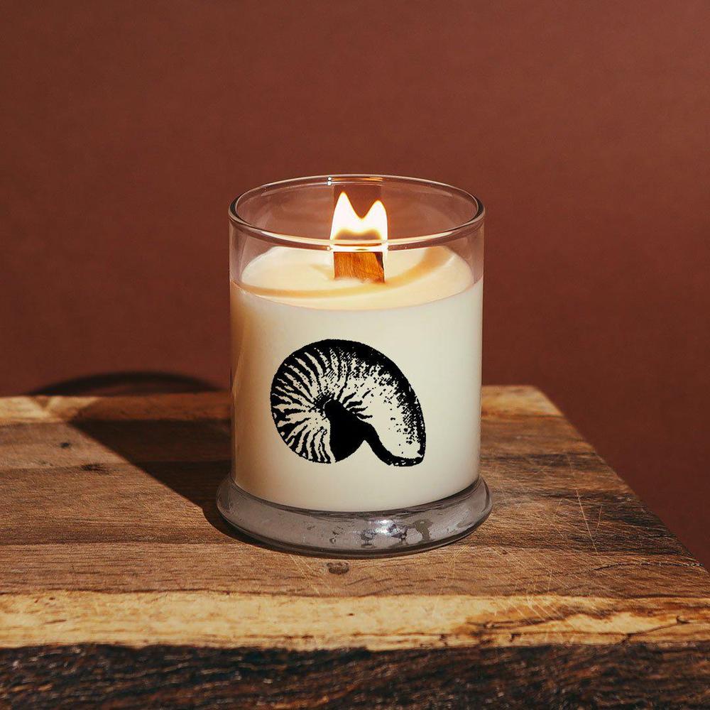 Natural Unscented Soy Wax Candle with Wooden Wick - Eco-Friendly, Long-Lasting for Relaxation, Meditation & Home Decor