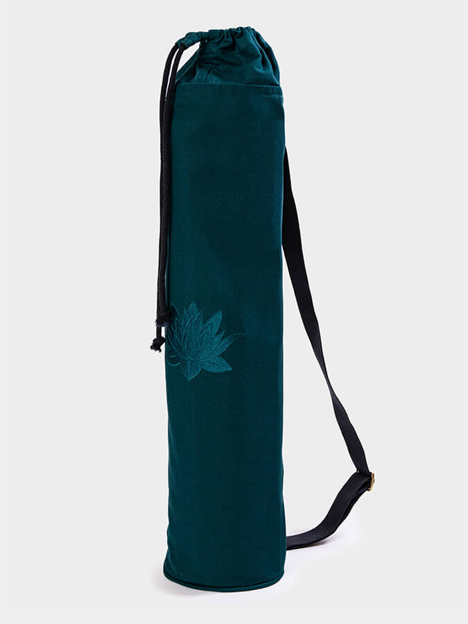 GOTS Certified Organic Cotton Yoga Mat Bag for Women & Men - Eco-Friendly Yoga Mat Carrier for Studio, Travel & Home Practice - Perfect for Yoga, Pilates & Meditation Accessories